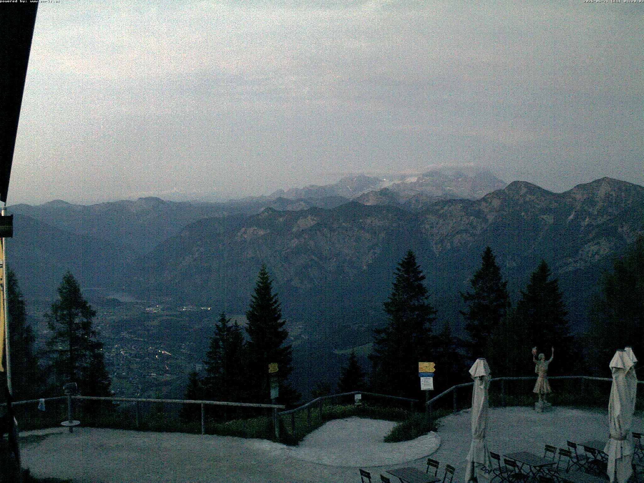 Archiv Foto Webcam Bergstation Katrin (Bad Ischl/Oberösterreich)