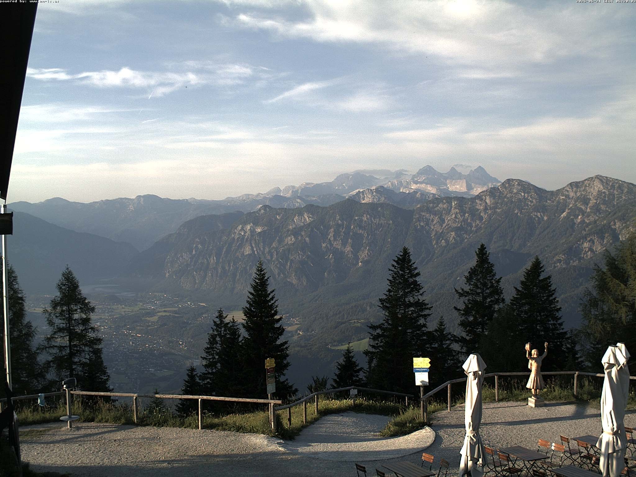 Archiv Foto Webcam Bergstation Katrin (Bad Ischl/Oberösterreich)