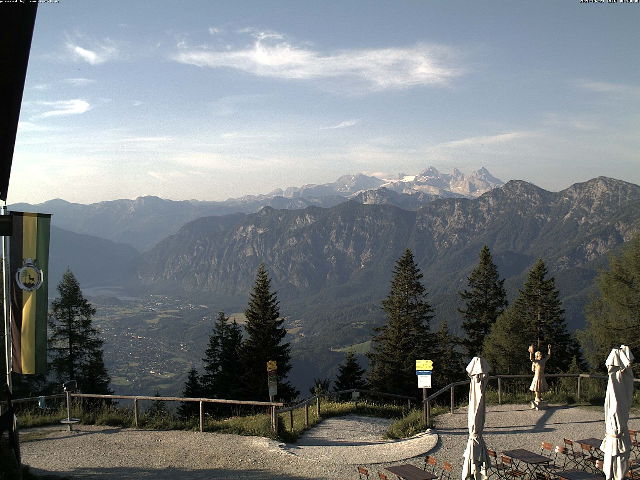 Archiv Foto Webcam Bergstation Katrin (Bad Ischl/Oberösterreich)