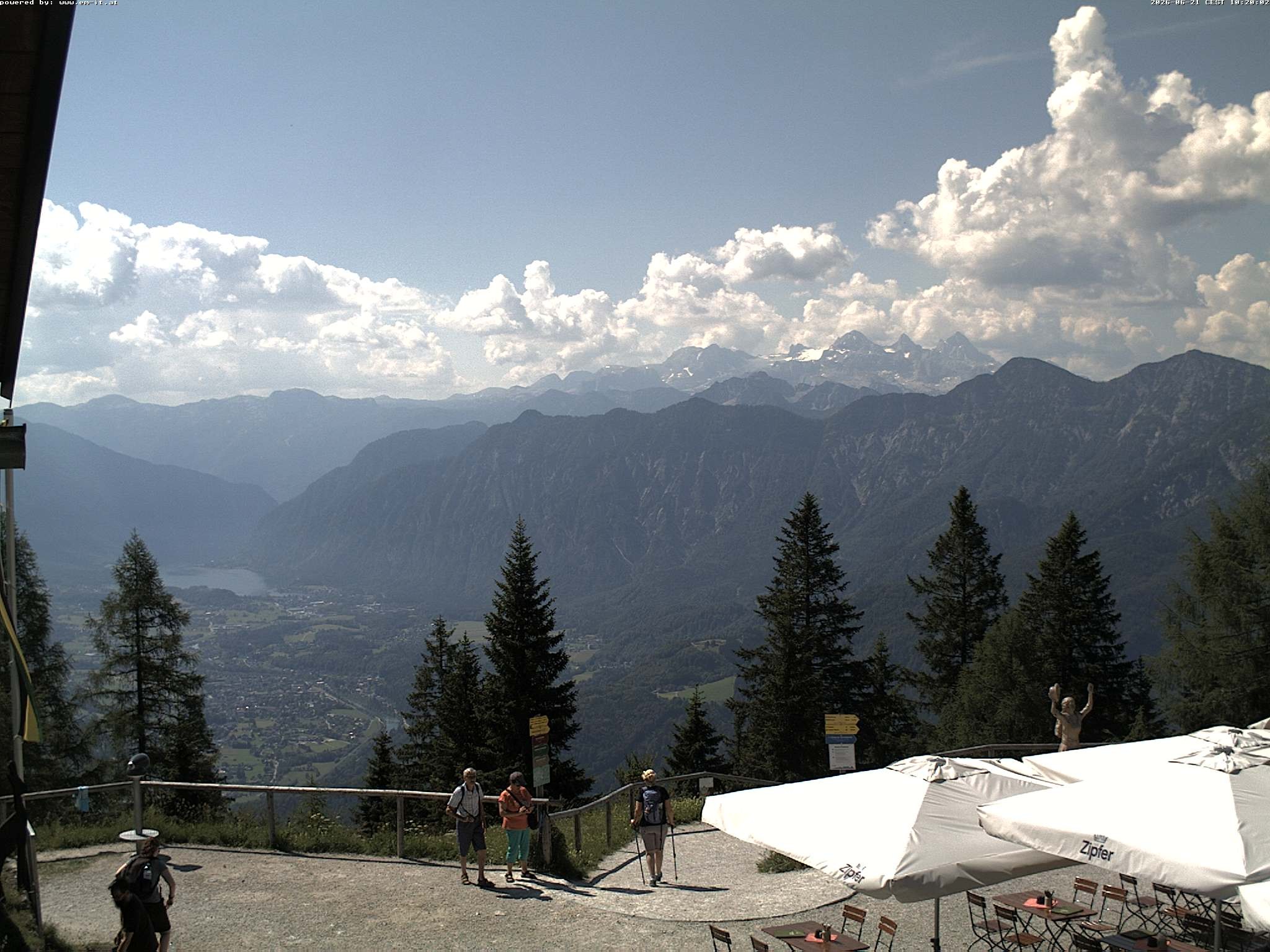 Archiv Foto Webcam Bergstation Katrin (Bad Ischl/Oberösterreich)