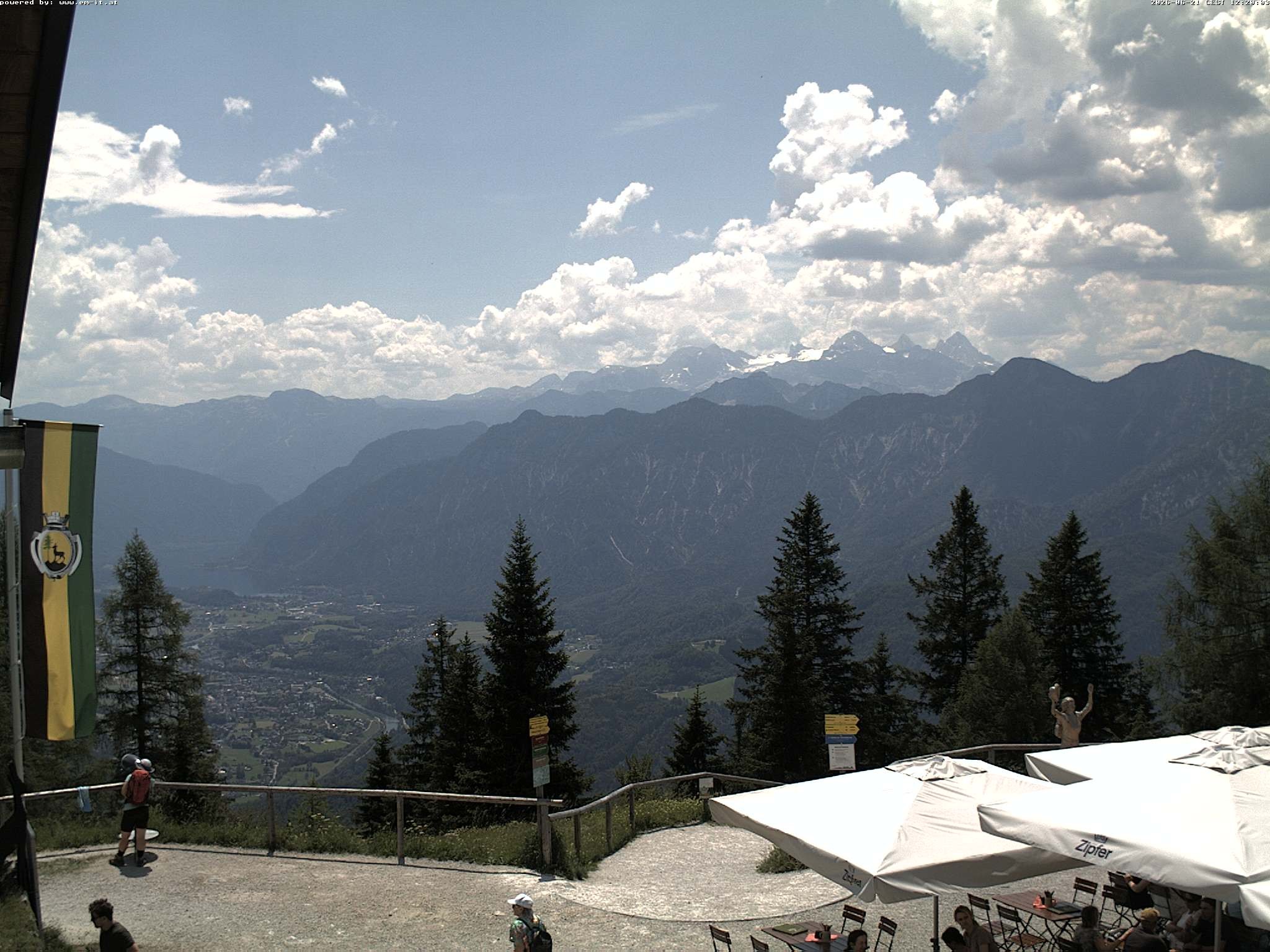 Archiv Foto Webcam Bergstation Katrin (Bad Ischl/Oberösterreich)