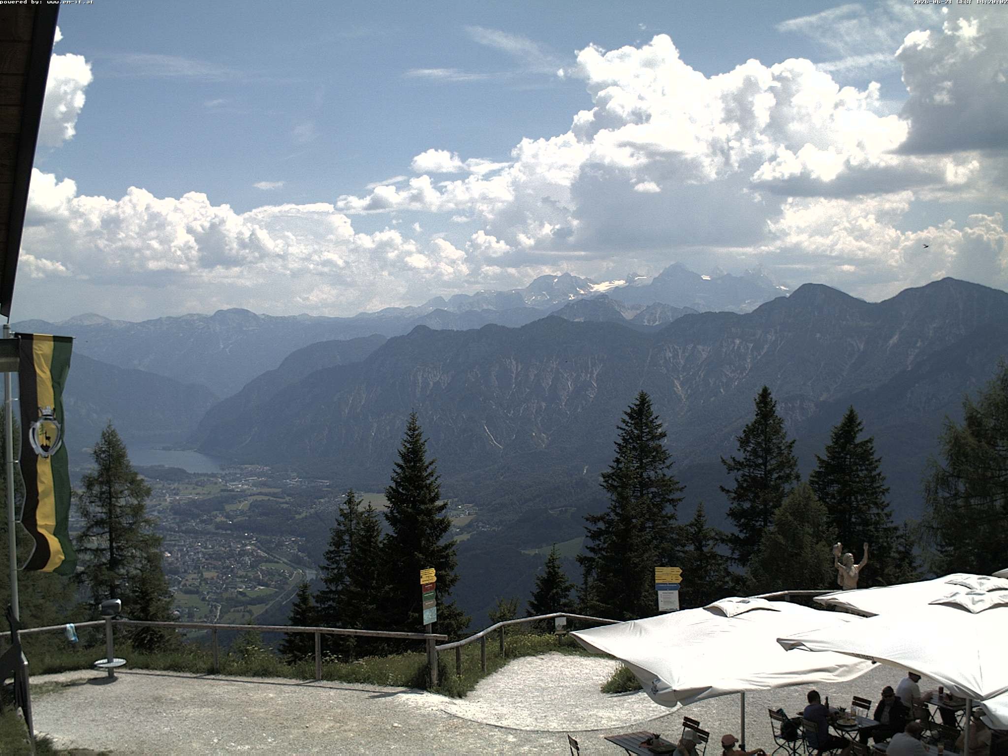 Archiv Foto Webcam Bergstation Katrin (Bad Ischl/Oberösterreich)