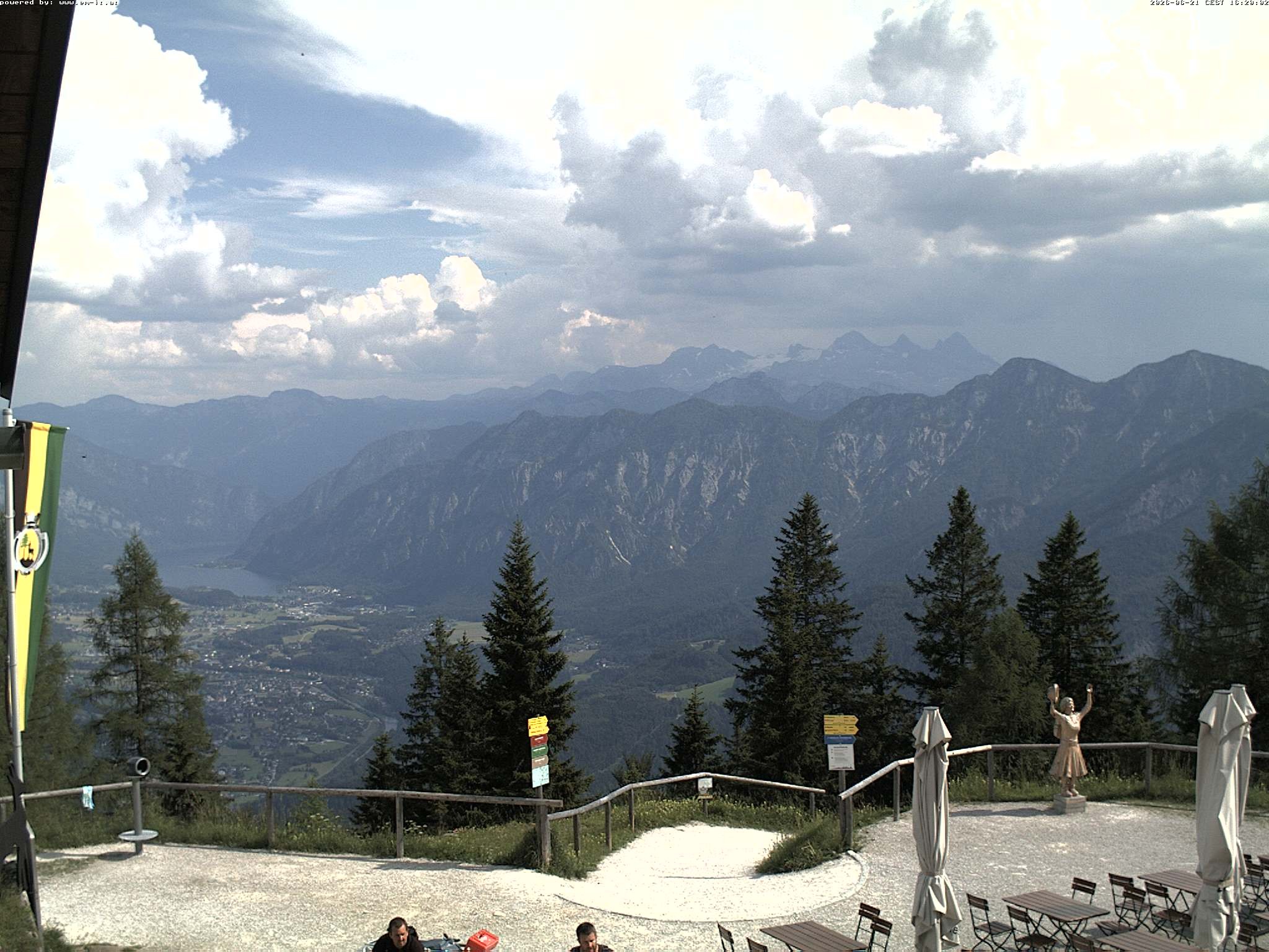 Archiv Foto Webcam Bergstation Katrin (Bad Ischl/Oberösterreich)