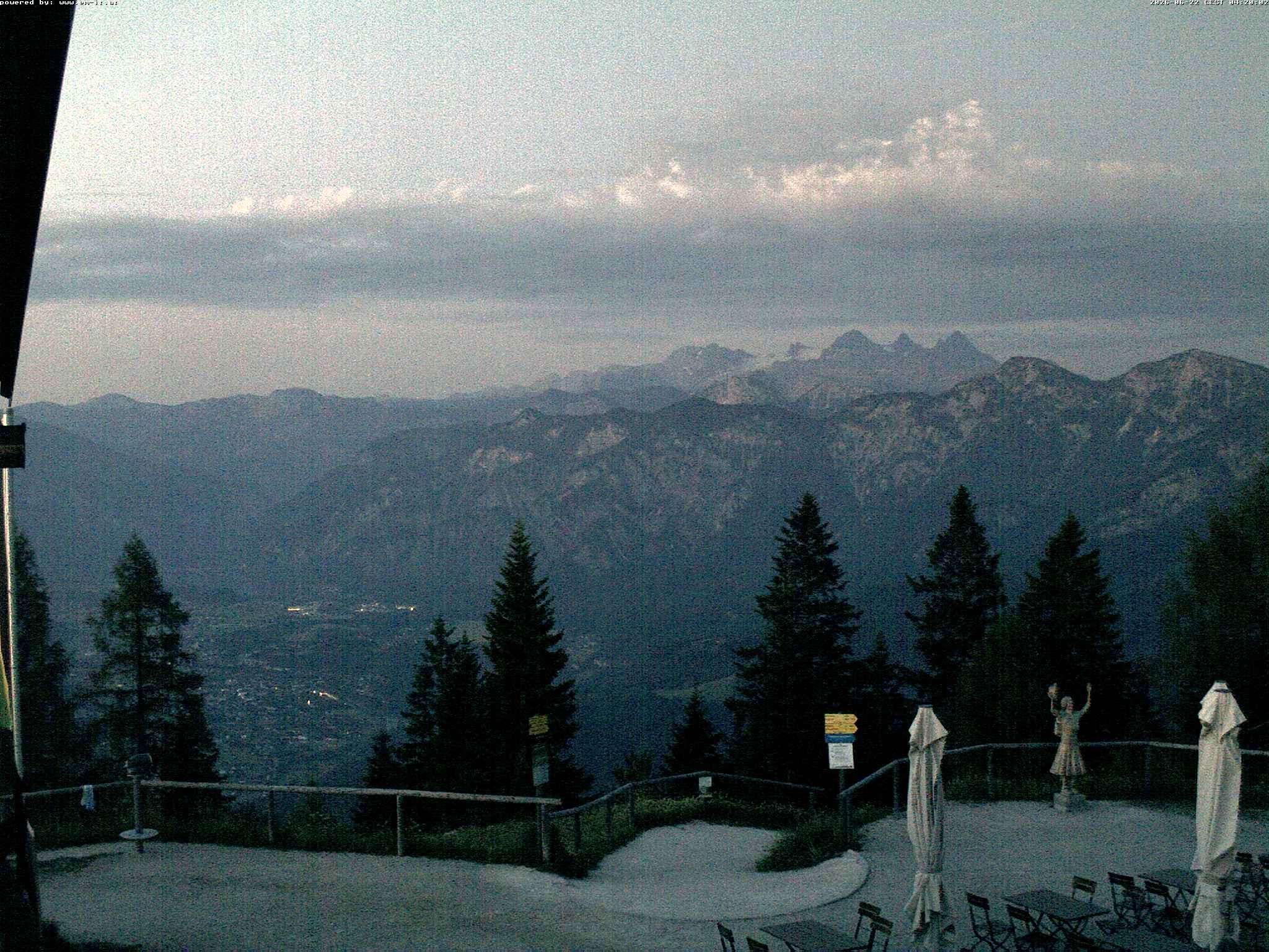 Archiv Foto Webcam Bergstation Katrin (Bad Ischl/Oberösterreich)