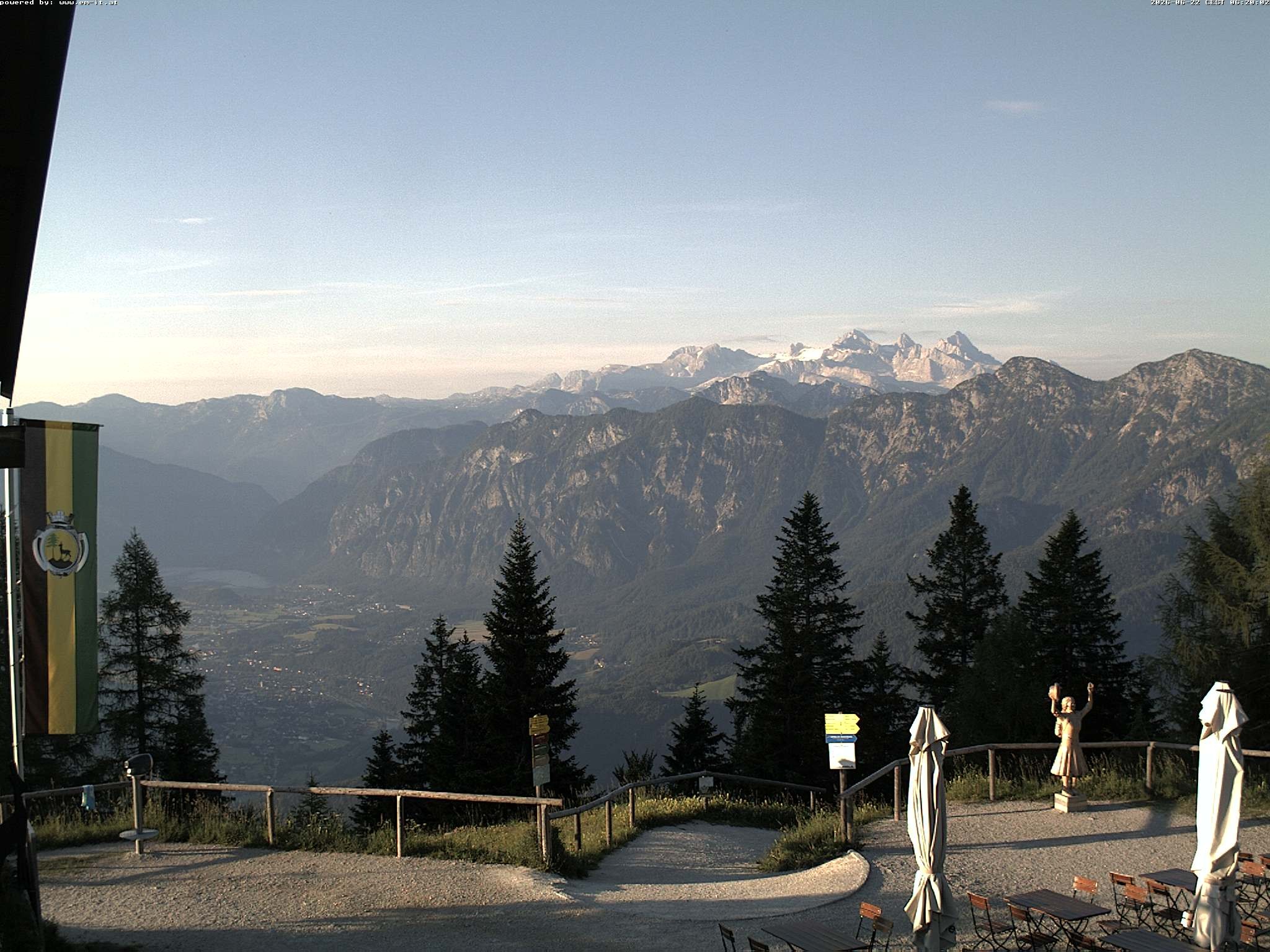 Archiv Foto Webcam Bergstation Katrin (Bad Ischl/Oberösterreich)