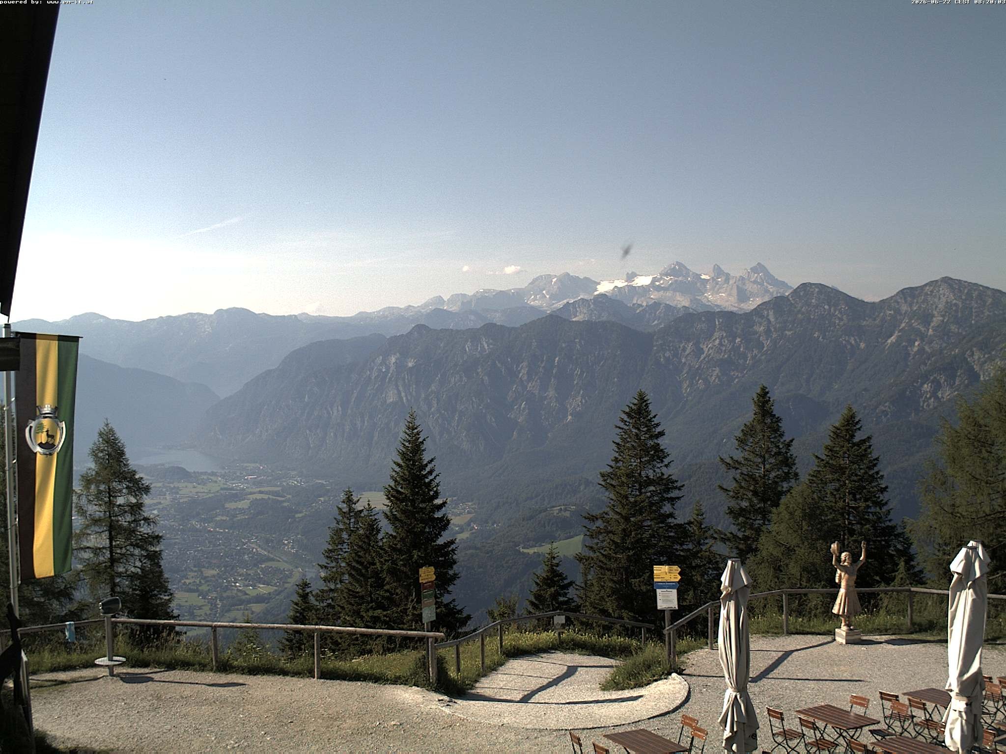 Archiv Foto Webcam Bergstation Katrin (Bad Ischl/Oberösterreich)
