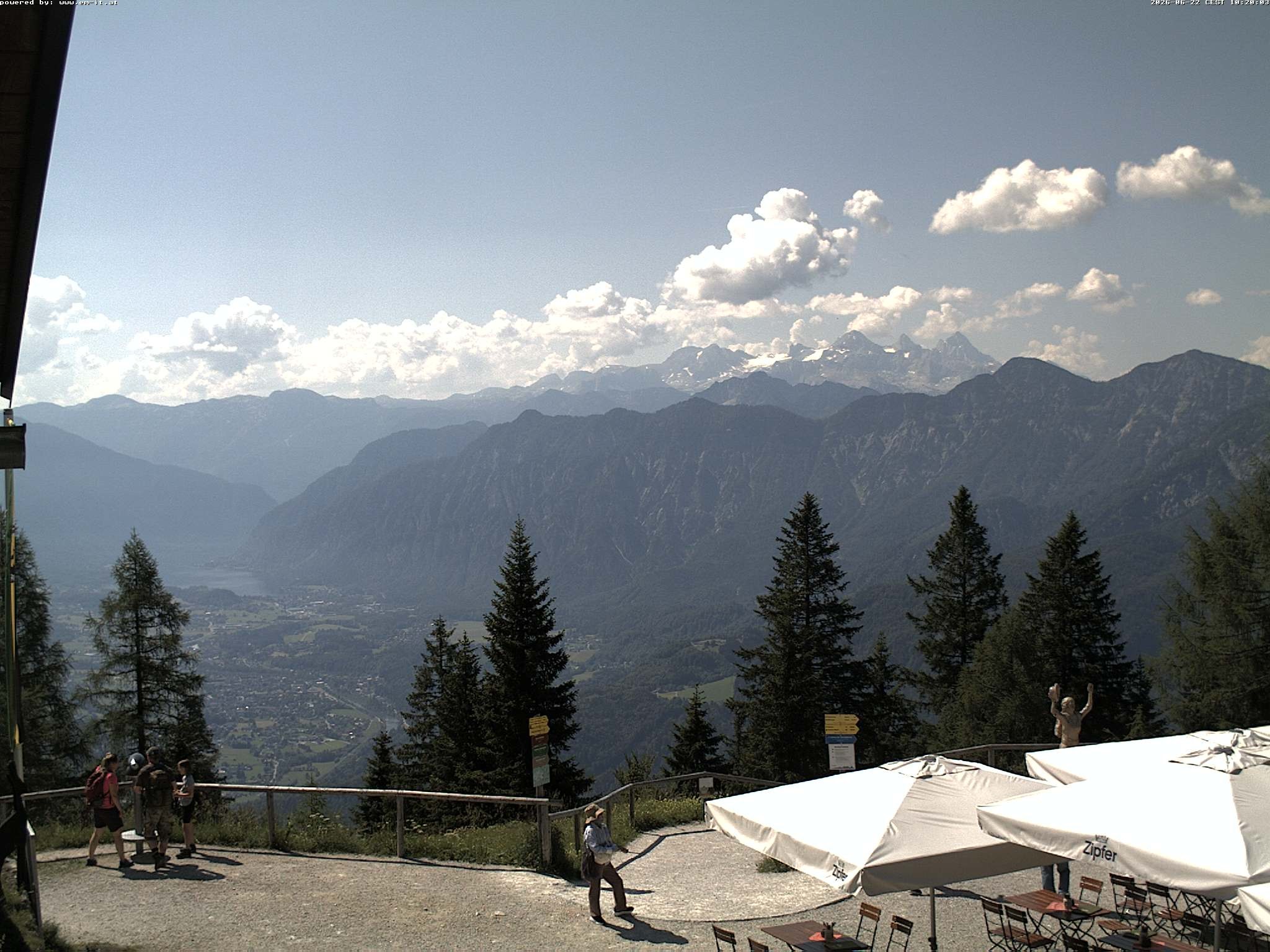 Archiv Foto Webcam Bergstation Katrin (Bad Ischl/Oberösterreich)