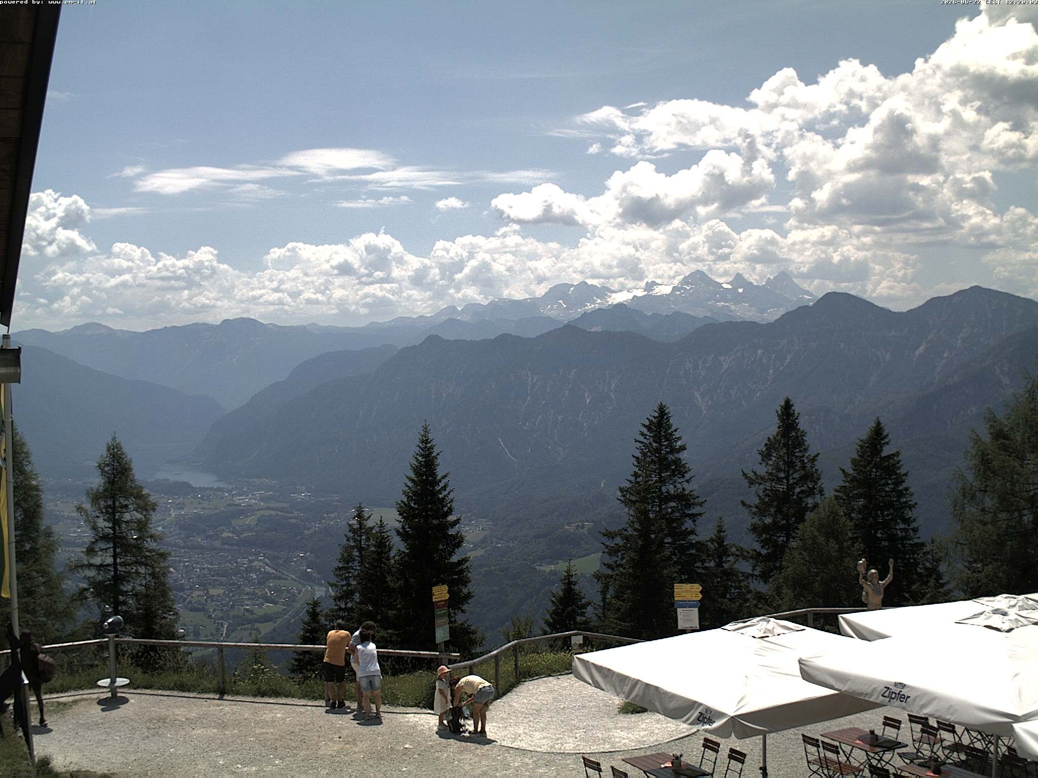 Archiv Foto Webcam Bergstation Katrin (Bad Ischl/Oberösterreich)