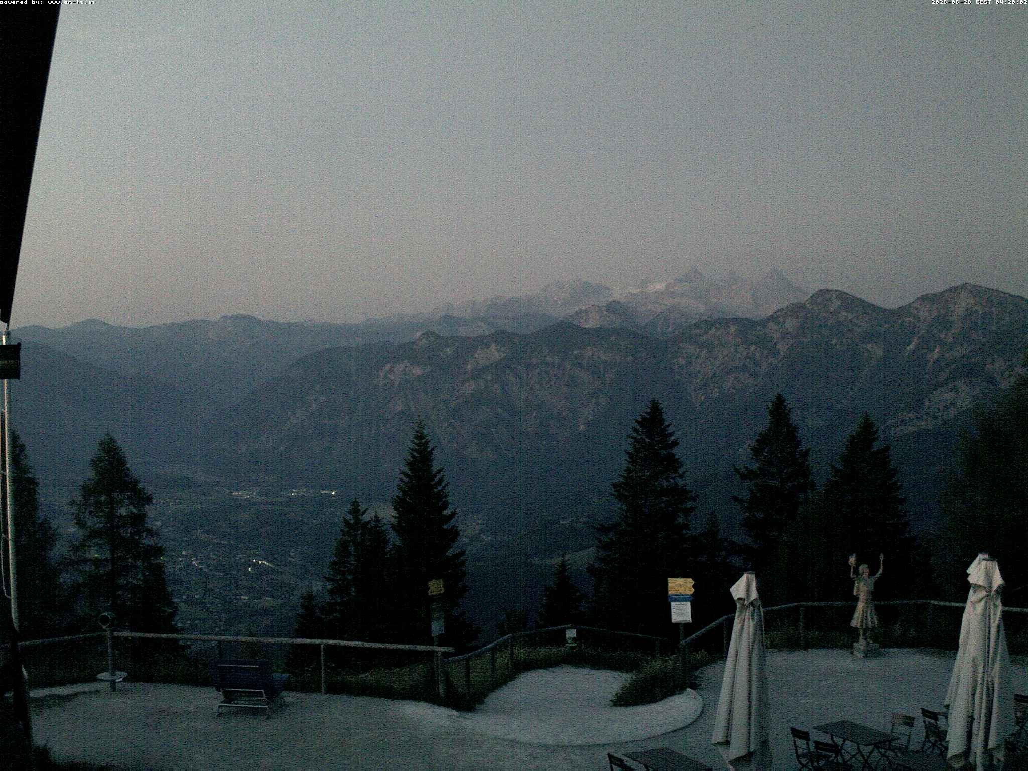Archiv Foto Webcam Bergstation Katrin (Bad Ischl/Oberösterreich)