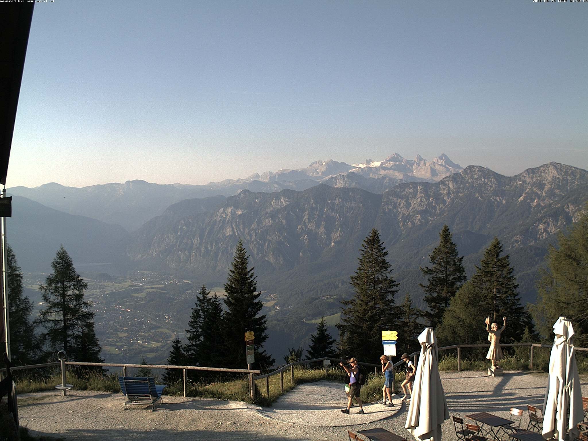 Archiv Foto Webcam Bergstation Katrin (Bad Ischl/Oberösterreich)