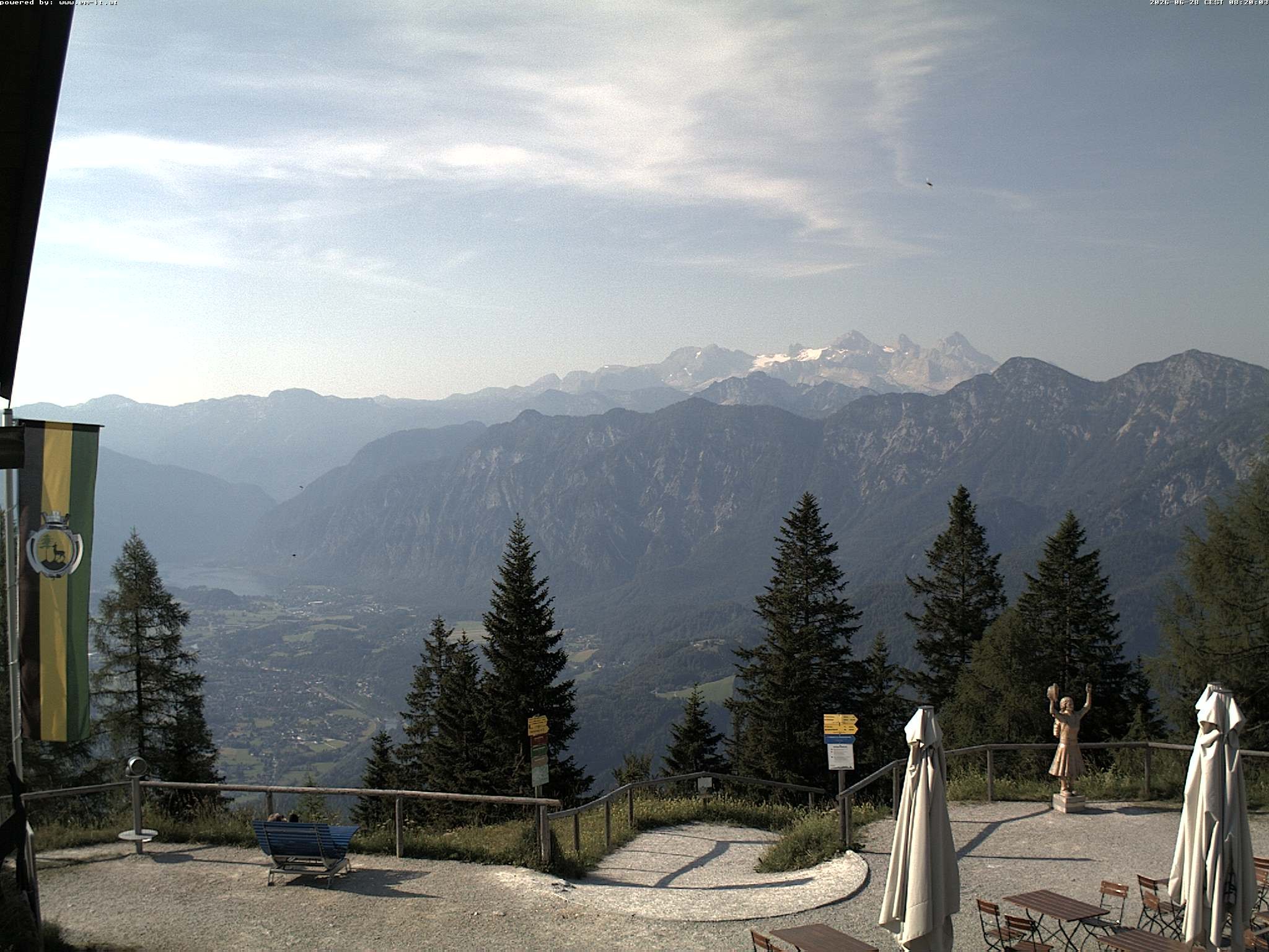 Archiv Foto Webcam Bergstation Katrin (Bad Ischl/Oberösterreich)