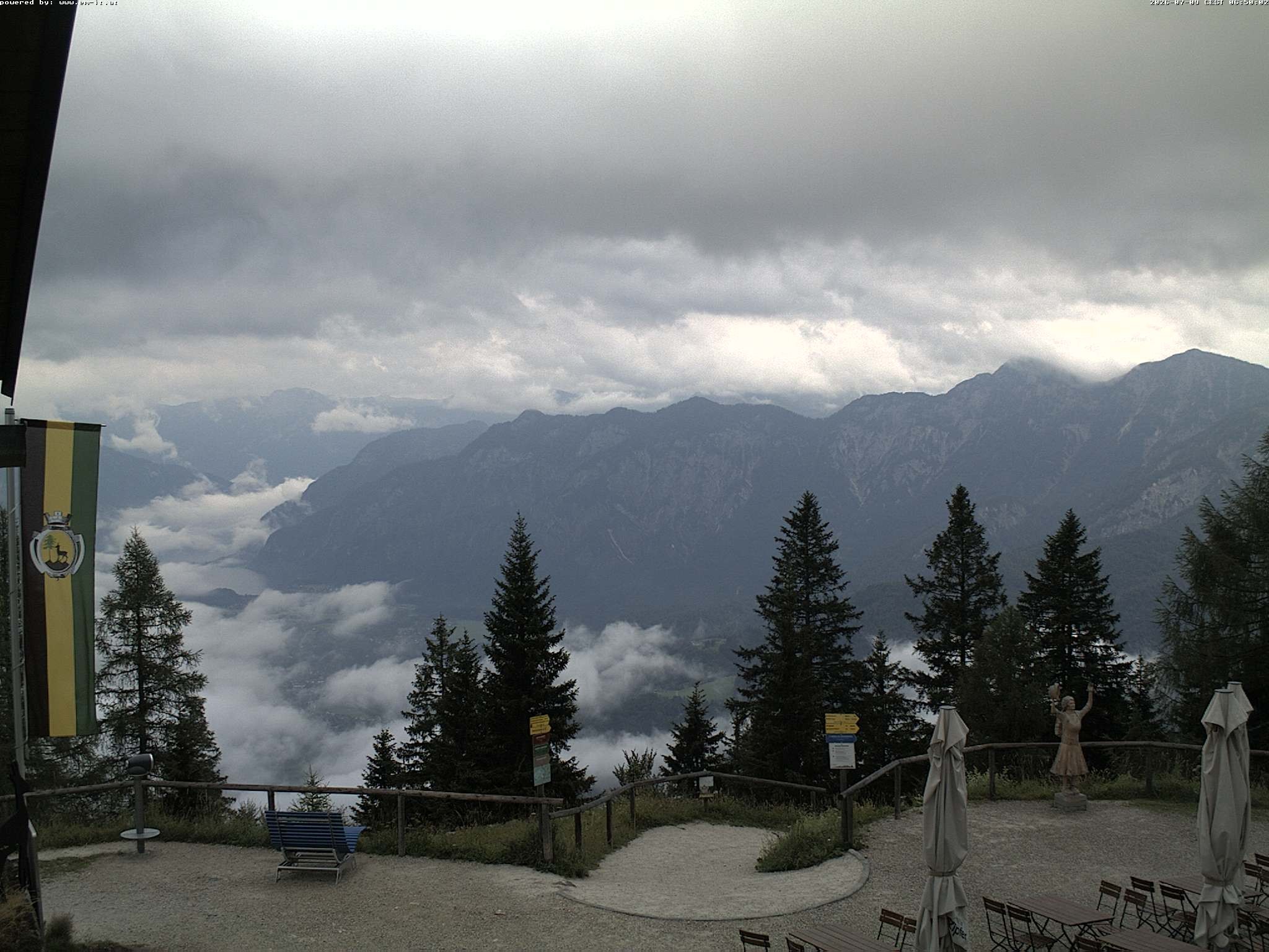 Archived image Webcam Top station Katrin (Bad Ischl/Upper Austria)