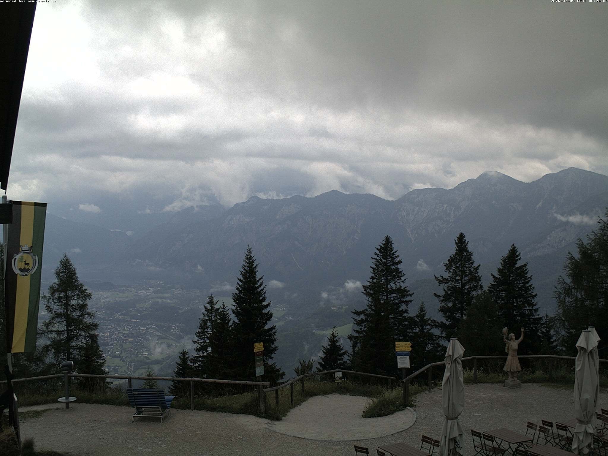 Archived image Webcam Top station Katrin (Bad Ischl/Upper Austria)