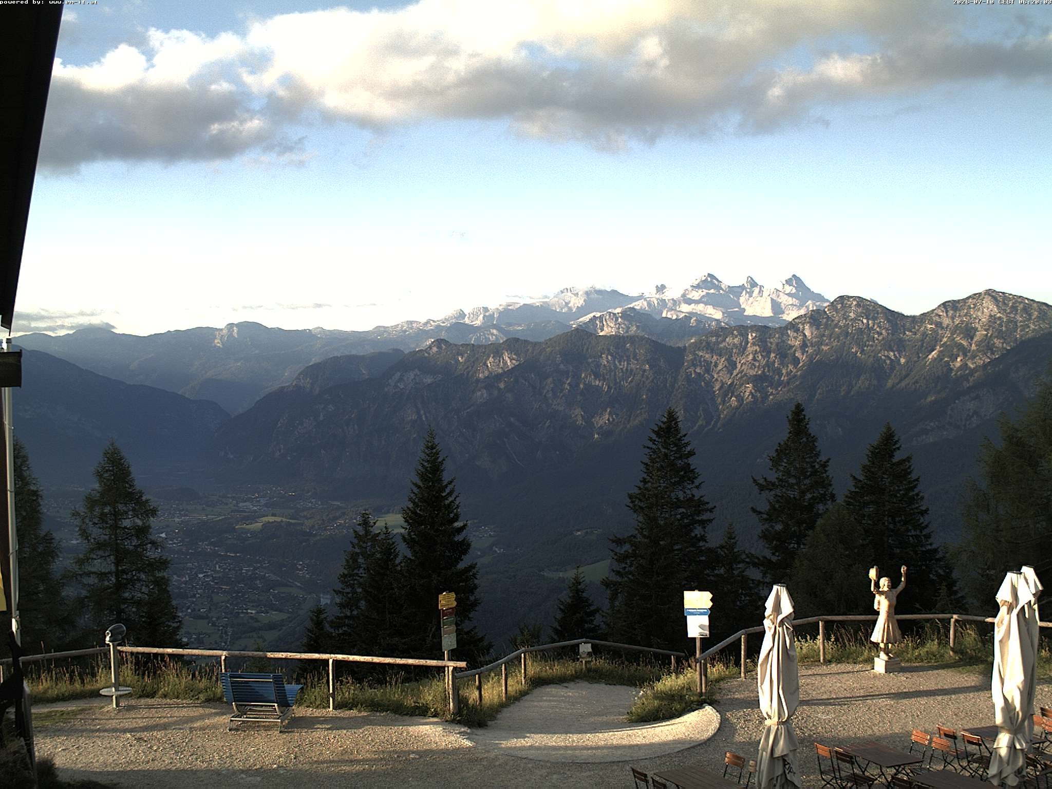 Archiv Foto Webcam Bergstation Katrin (Bad Ischl/Oberösterreich)