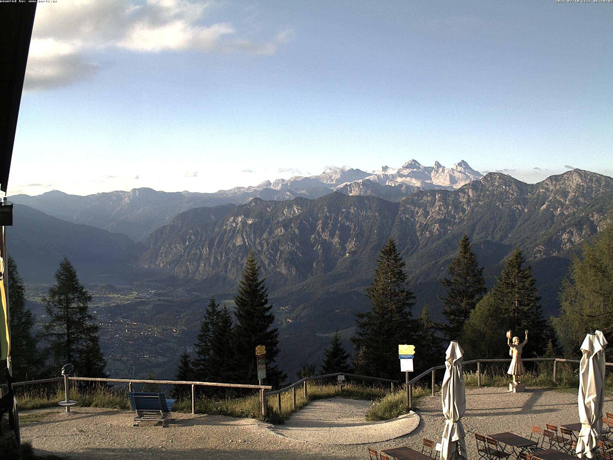 Archiv Foto Webcam Bergstation Katrin (Bad Ischl/Oberösterreich)