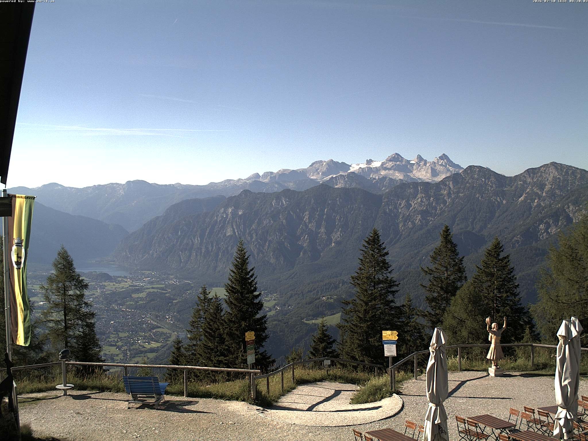Archiv Foto Webcam Bergstation Katrin (Bad Ischl/Oberösterreich)