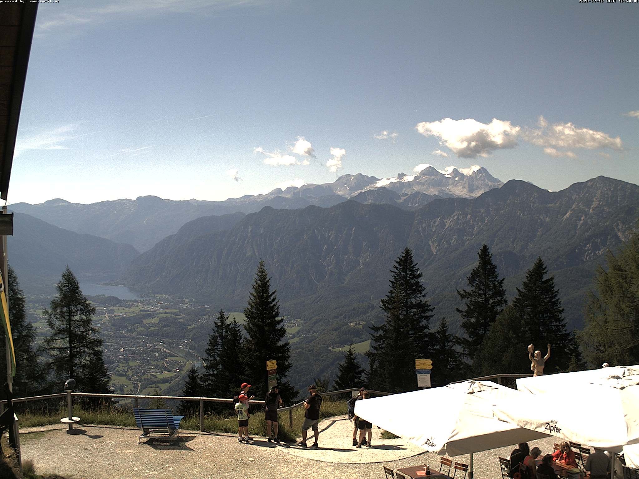 Archiv Foto Webcam Bergstation Katrin (Bad Ischl/Oberösterreich)