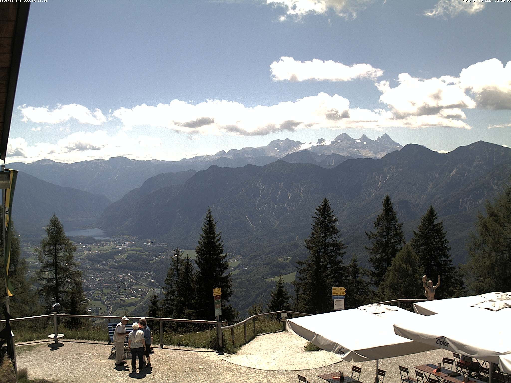 Archiv Foto Webcam Bergstation Katrin (Bad Ischl/Oberösterreich)