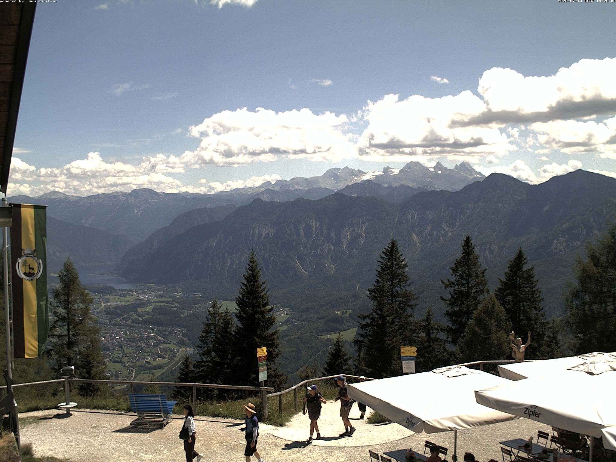 Archiv Foto Webcam Bergstation Katrin (Bad Ischl/Oberösterreich)