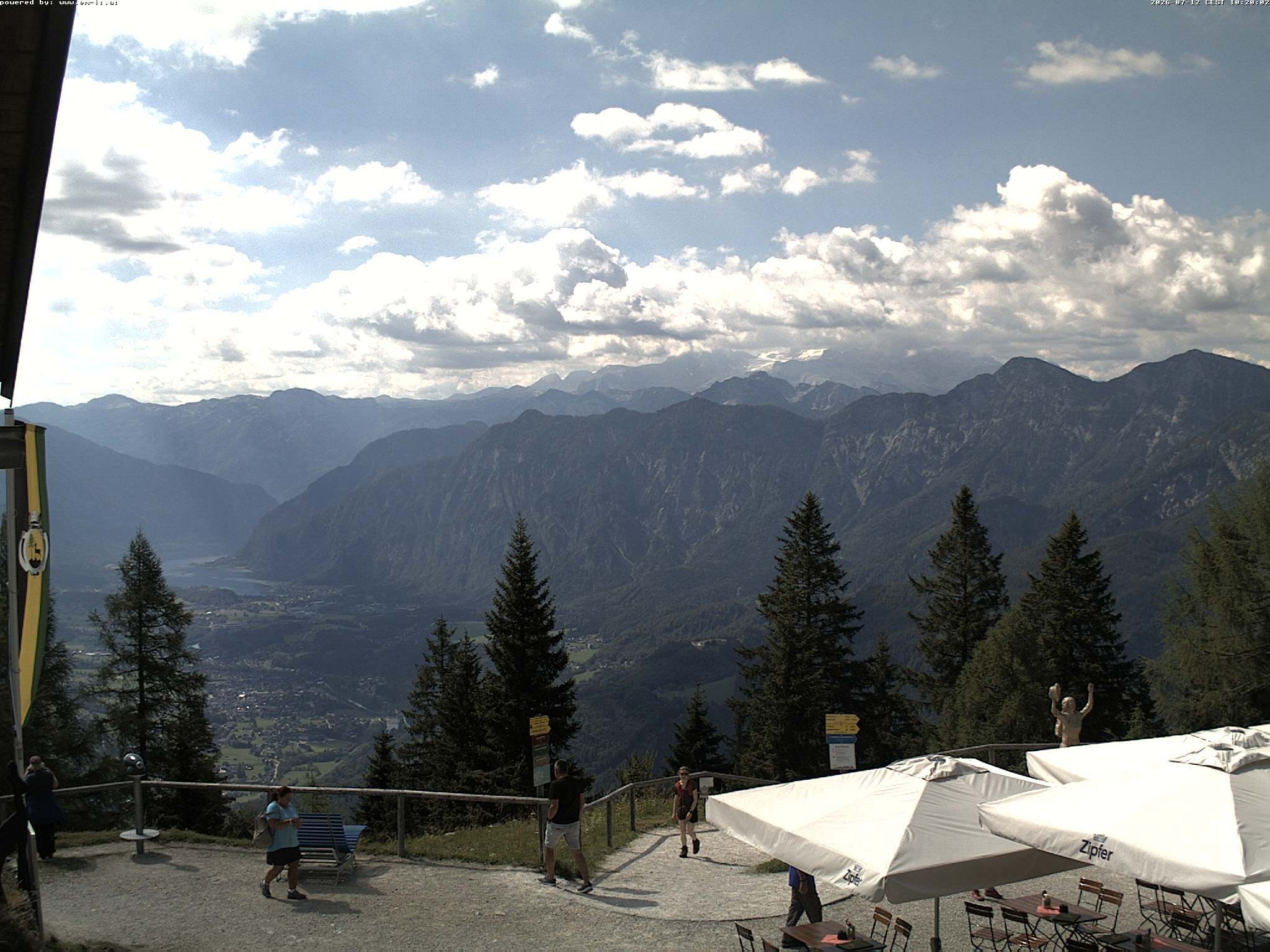Archived image Webcam Top station Katrin (Bad Ischl/Upper Austria)