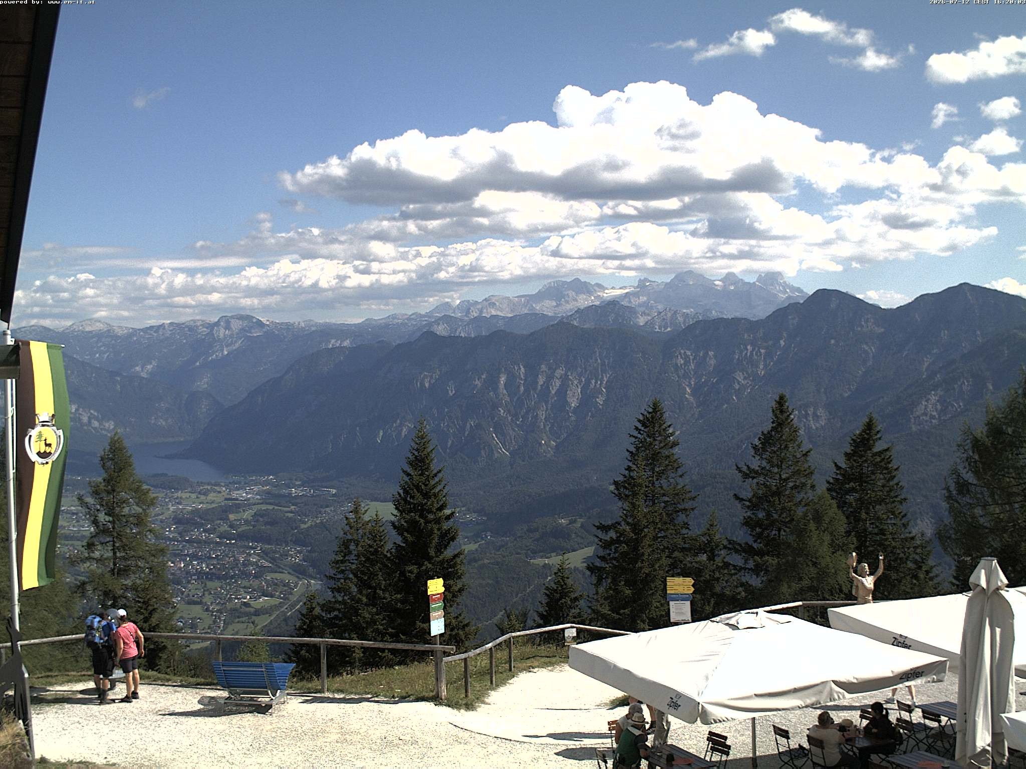 Archived image Webcam Top station Katrin (Bad Ischl/Upper Austria)