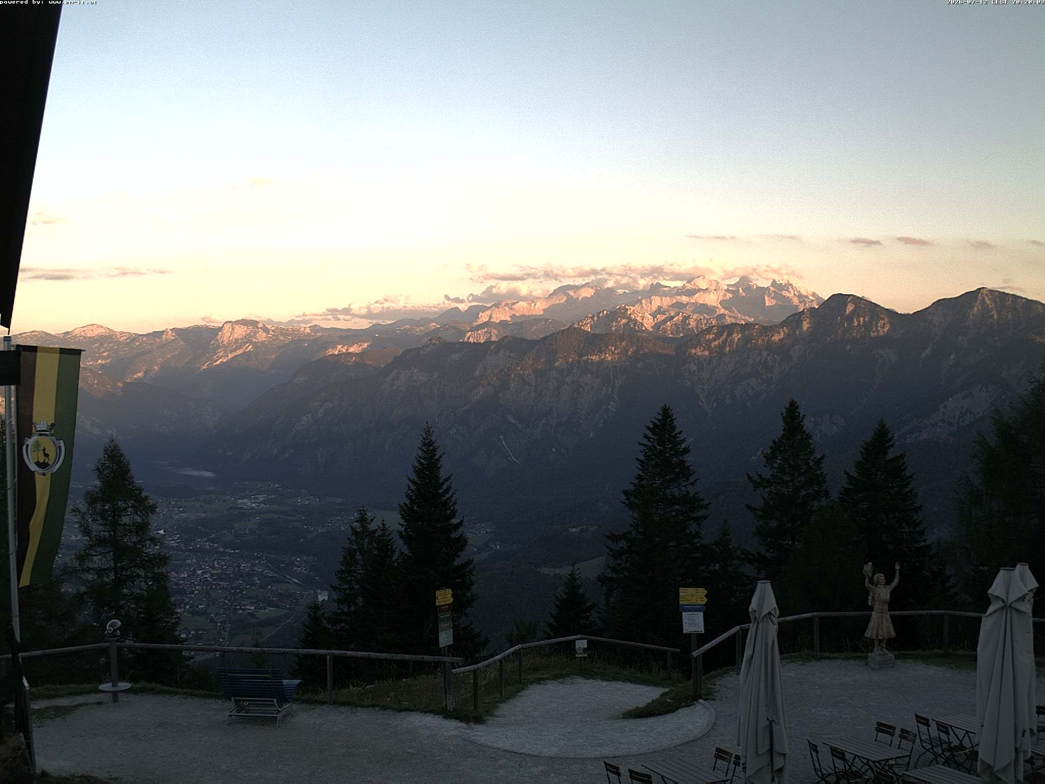 Archived image Webcam Top station Katrin (Bad Ischl/Upper Austria)