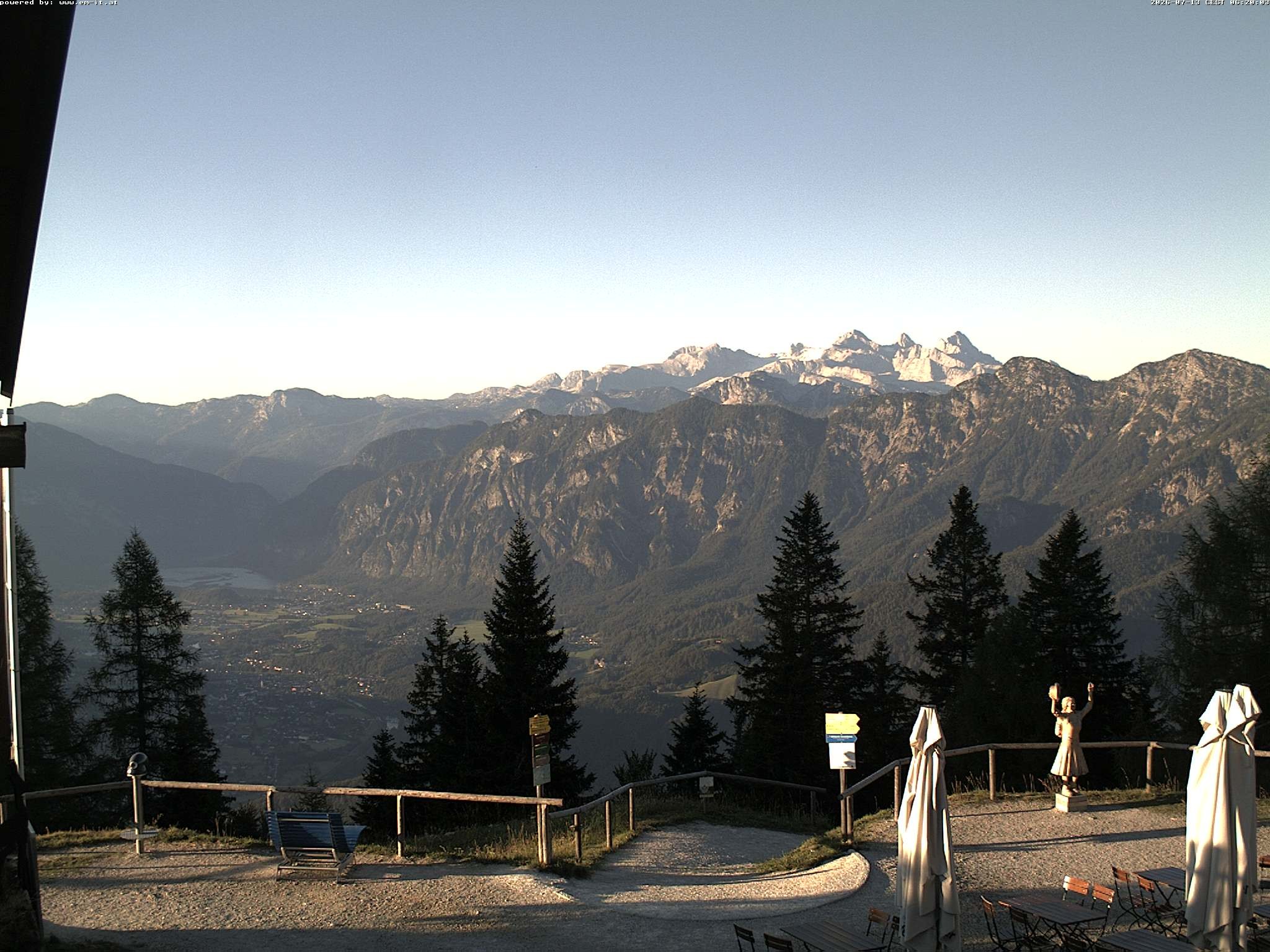 Archiv Foto Webcam Bergstation Katrin (Bad Ischl/Oberösterreich)