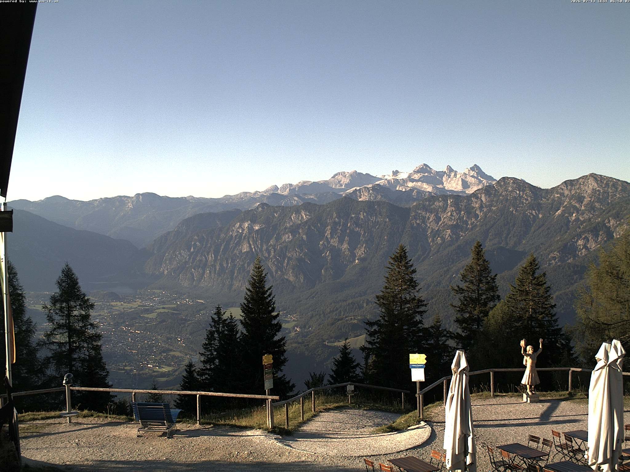 Archiv Foto Webcam Bergstation Katrin (Bad Ischl/Oberösterreich)