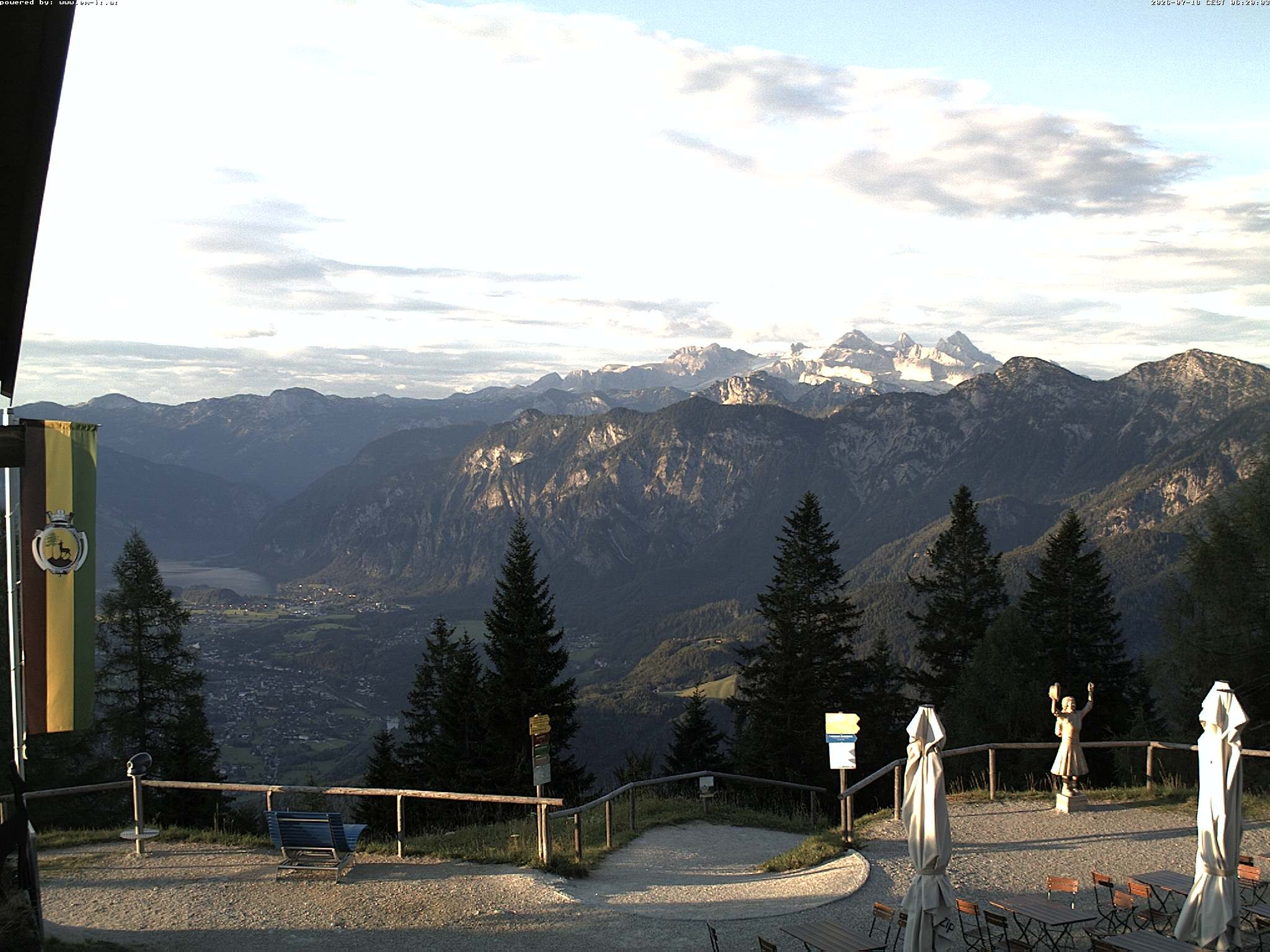 Archiv Foto Webcam Bergstation Katrin (Bad Ischl/Oberösterreich)