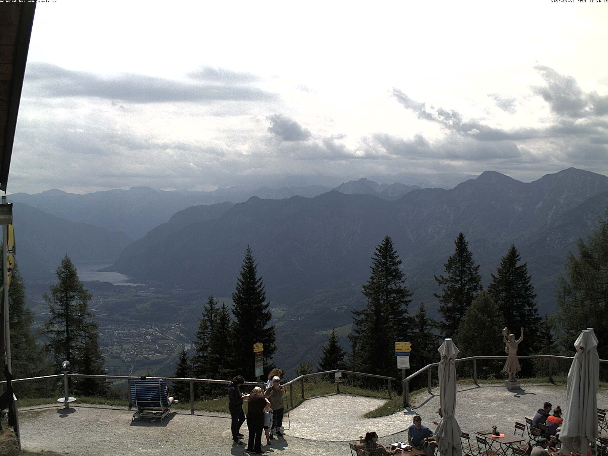 Archiv Foto Webcam Bergstation Katrin (Bad Ischl/Oberösterreich)