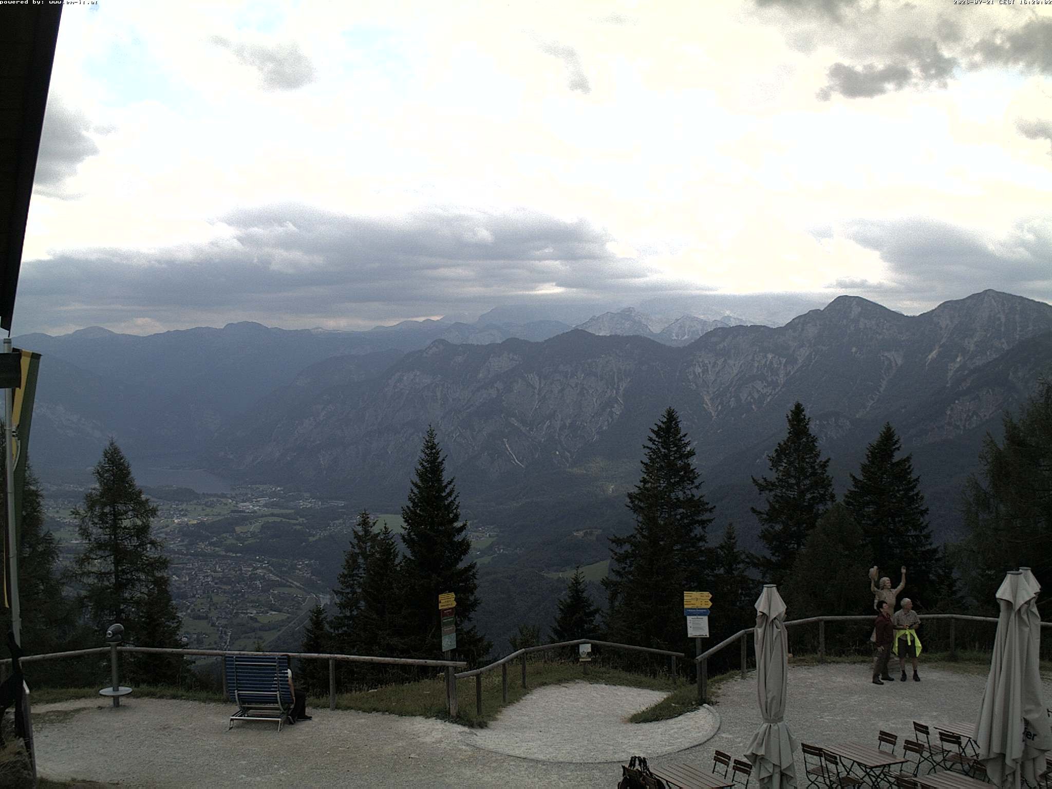 Archiv Foto Webcam Bergstation Katrin (Bad Ischl/Oberösterreich)