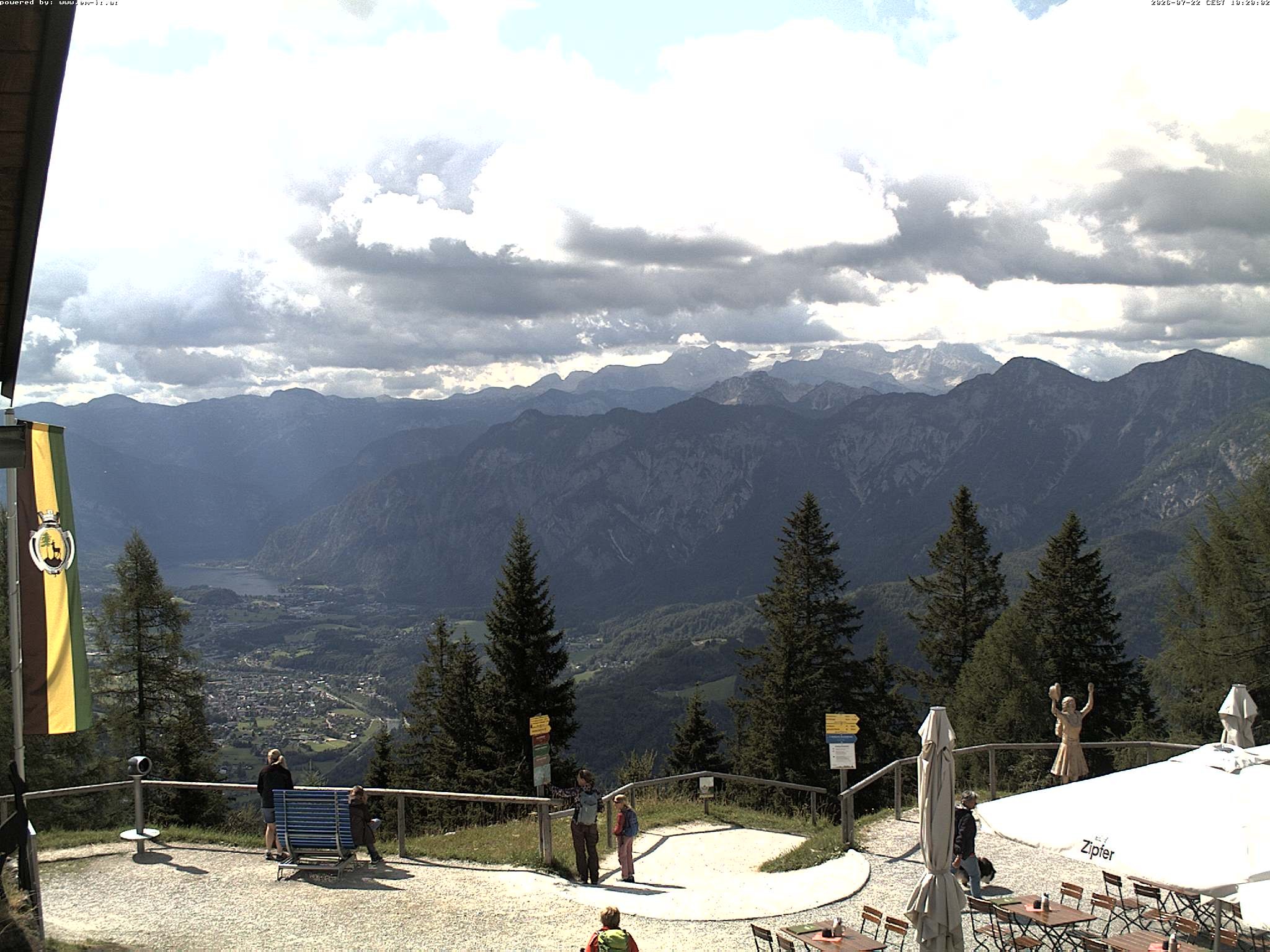 Archived image Webcam Top station Katrin (Bad Ischl/Upper Austria)