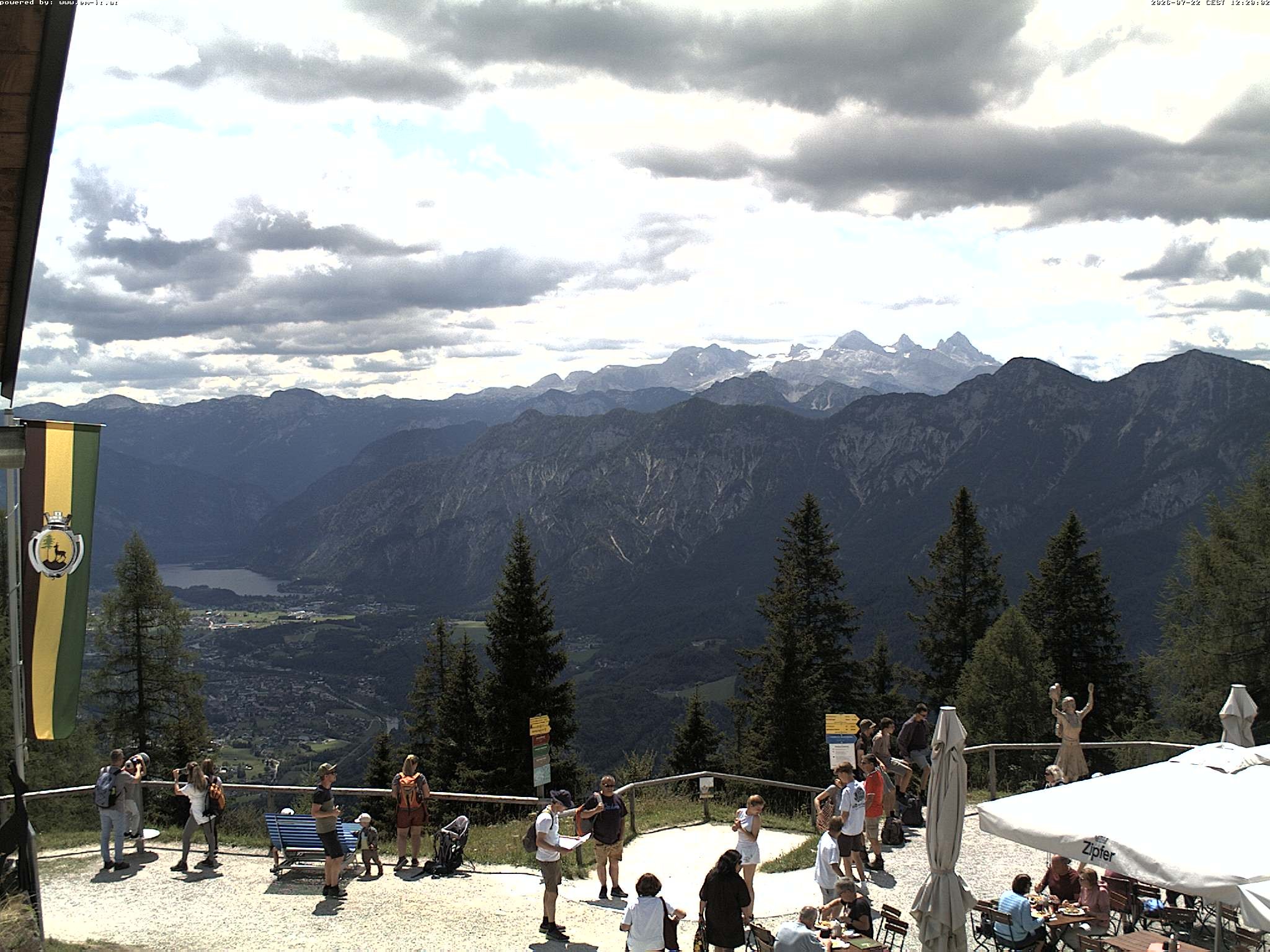 Archived image Webcam Top station Katrin (Bad Ischl/Upper Austria)