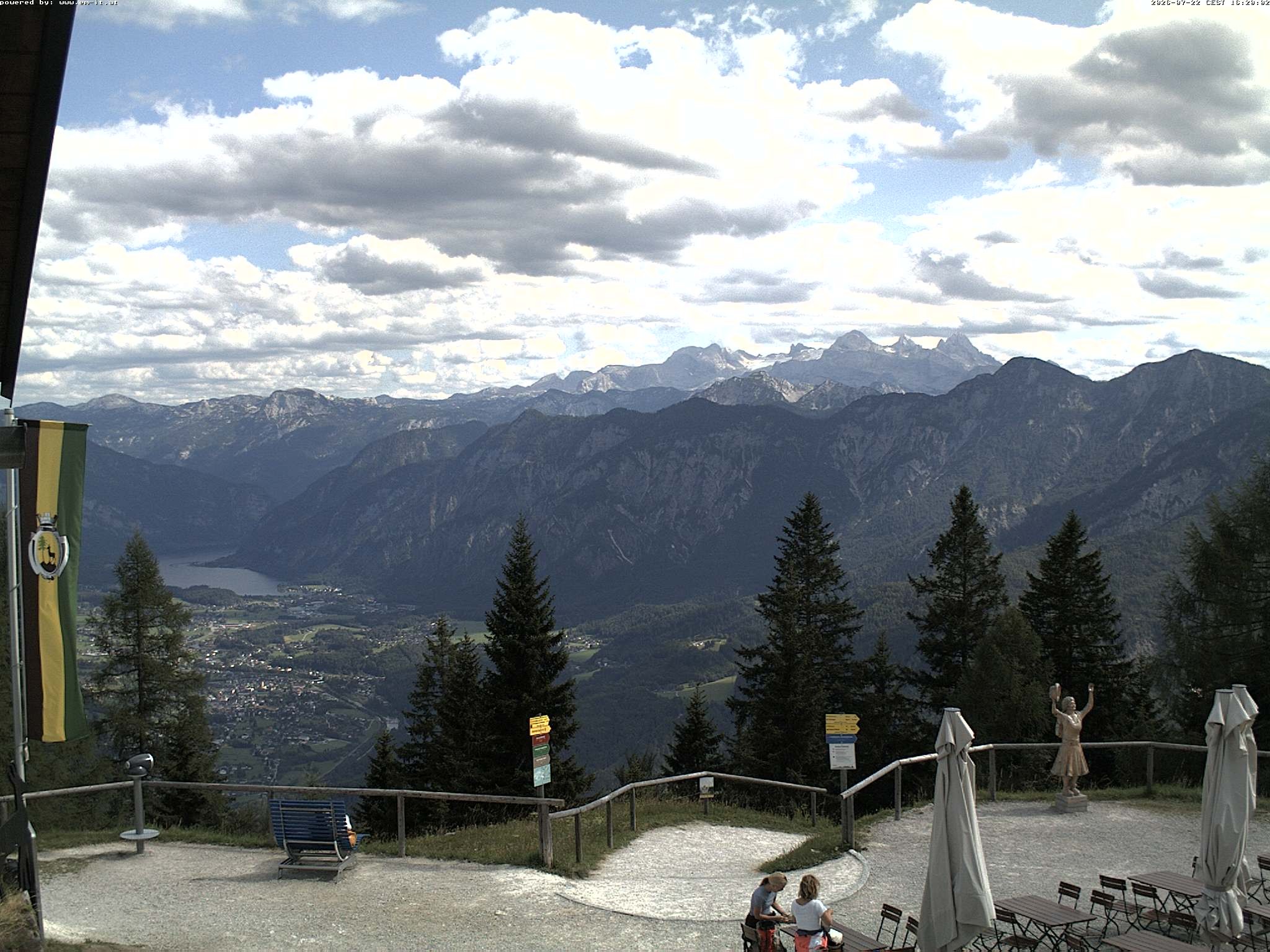 Archived image Webcam Top station Katrin (Bad Ischl/Upper Austria)