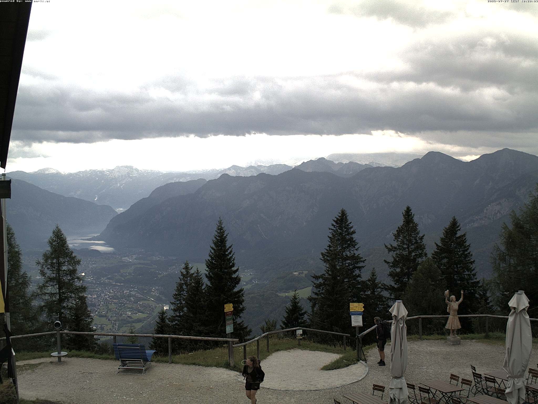 Archiv Foto Webcam Bergstation Katrin (Bad Ischl/Oberösterreich)