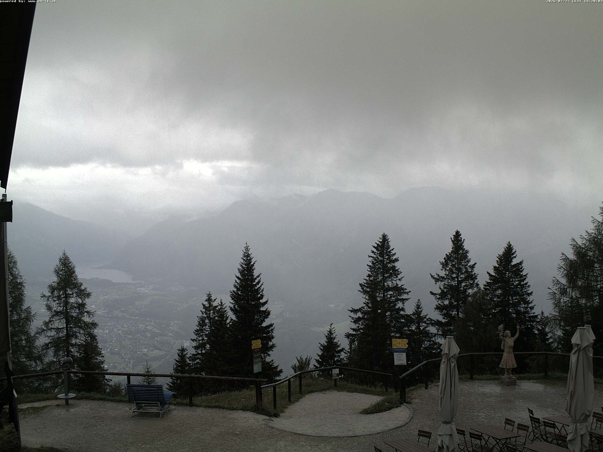 Archiv Foto Webcam Bergstation Katrin (Bad Ischl/Oberösterreich)