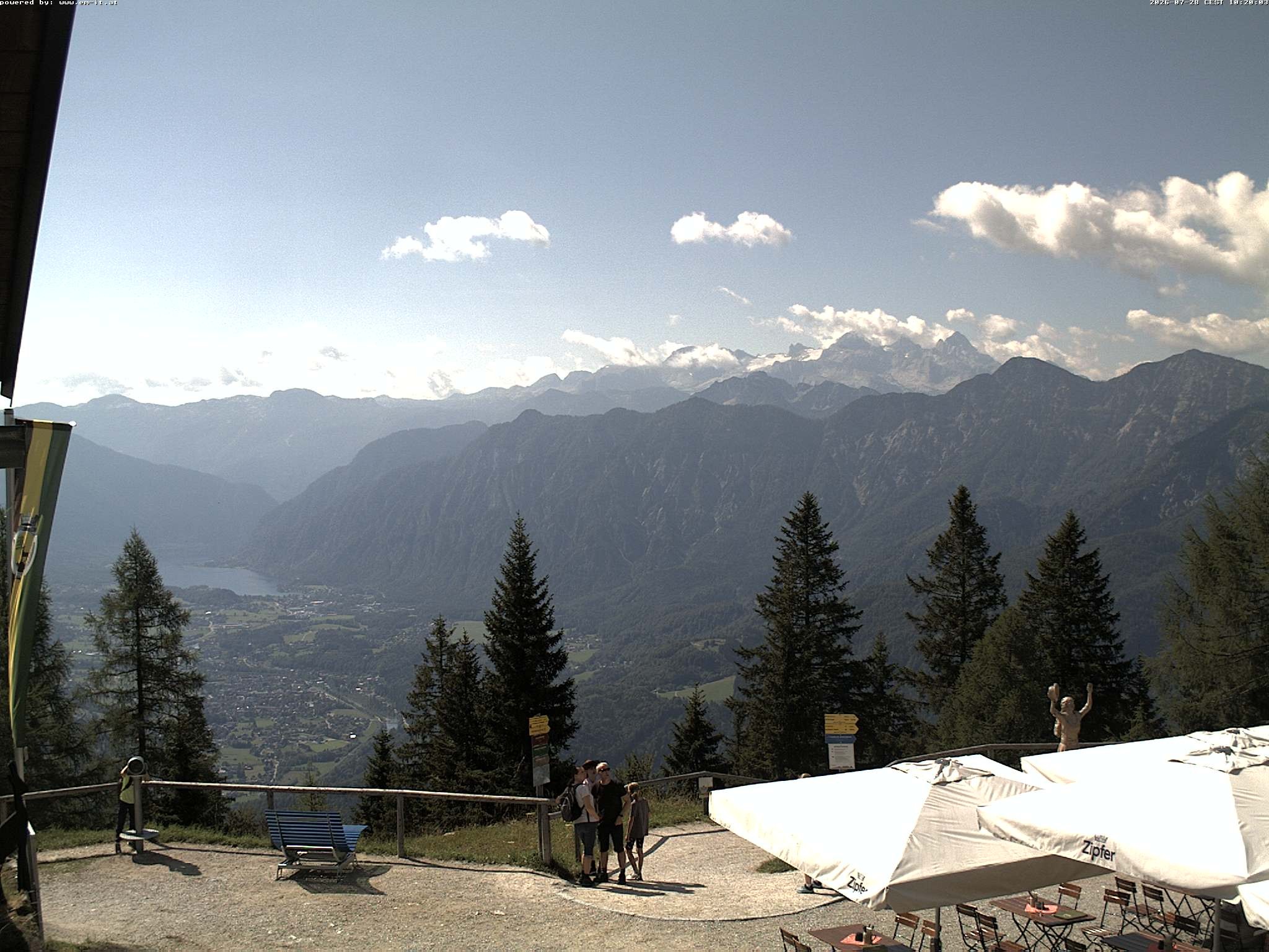 Archived image Webcam Top station Katrin (Bad Ischl/Upper Austria)
