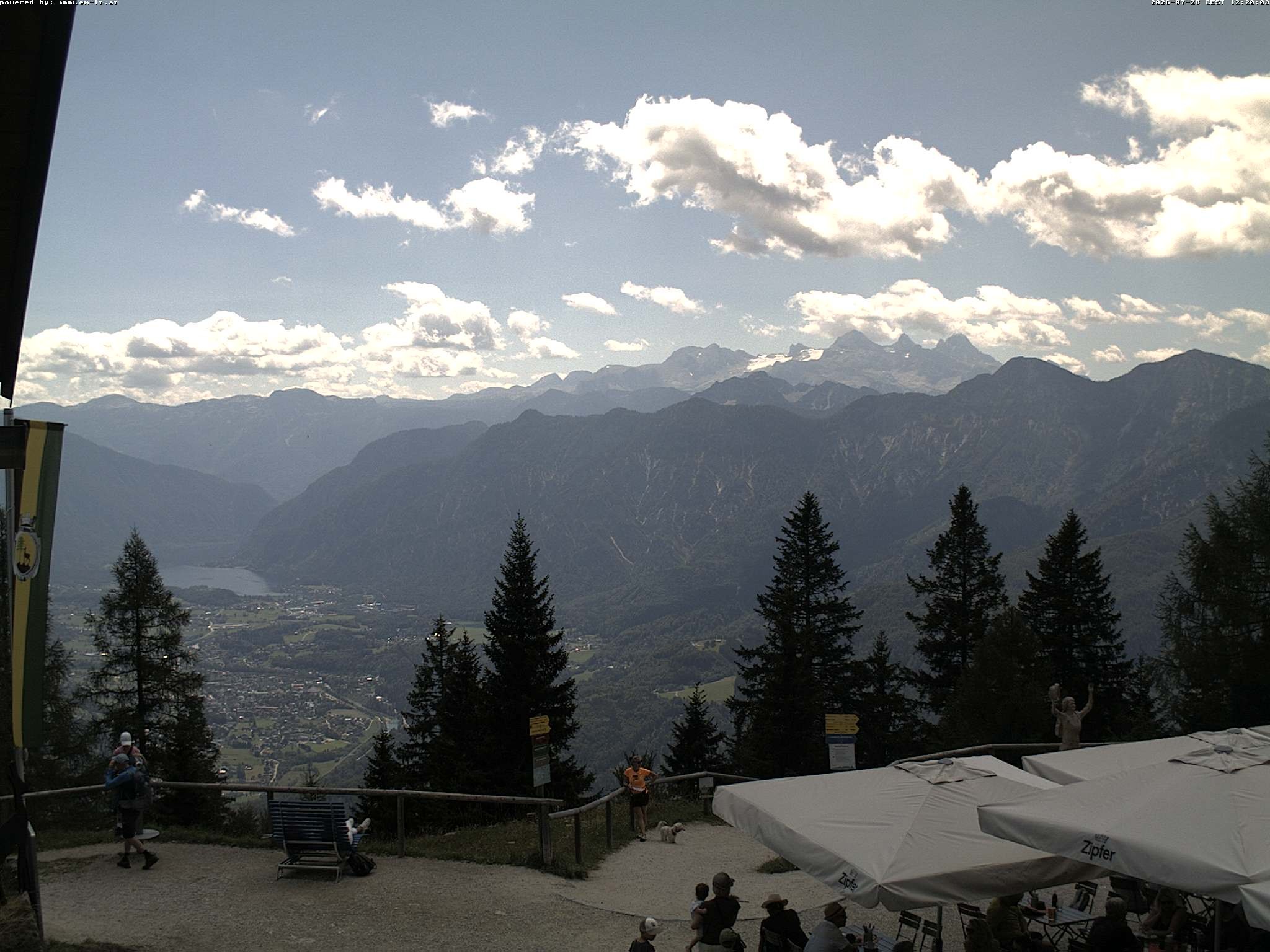 Archived image Webcam Top station Katrin (Bad Ischl/Upper Austria)
