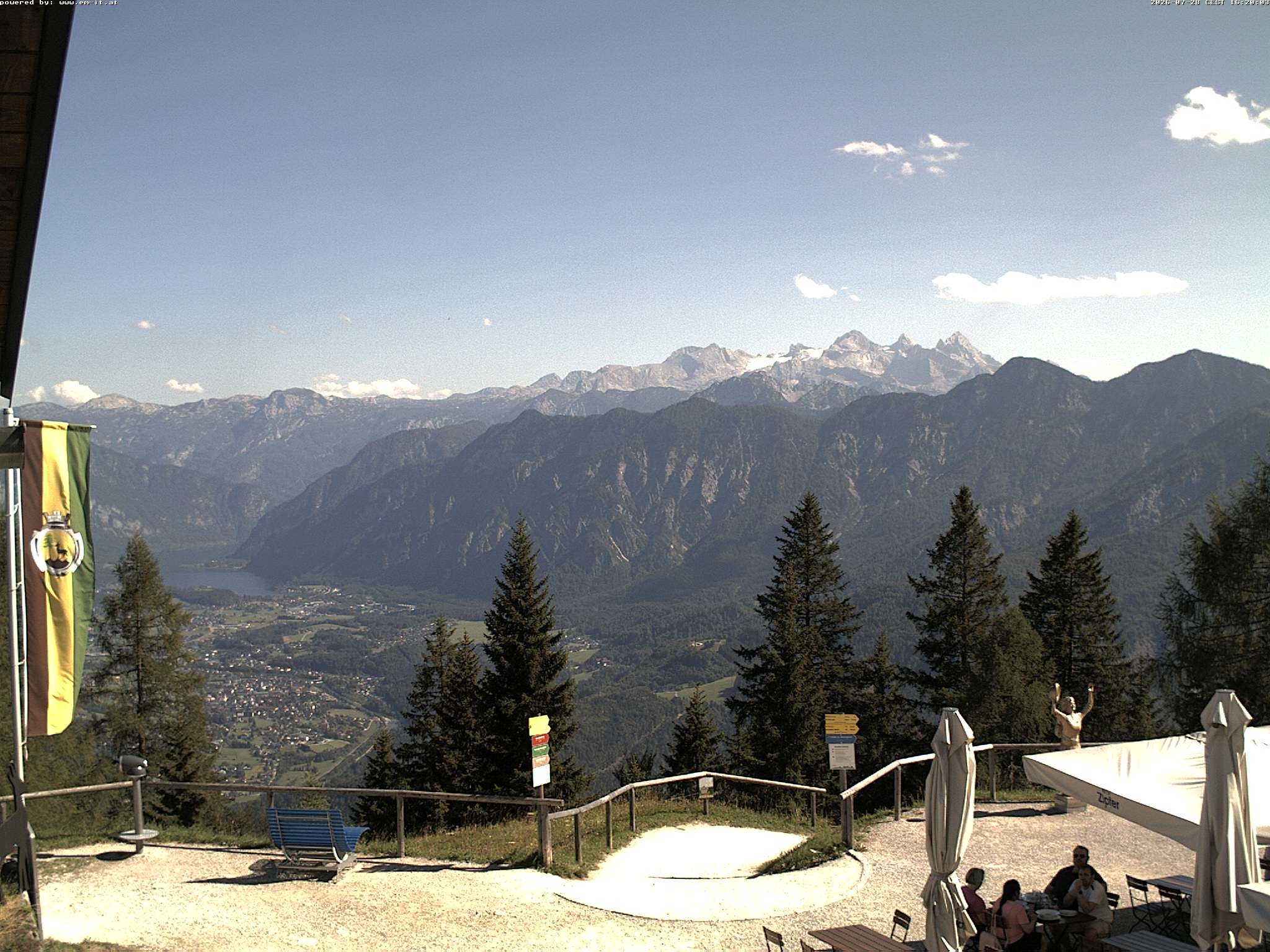 Archived image Webcam Top station Katrin (Bad Ischl/Upper Austria)