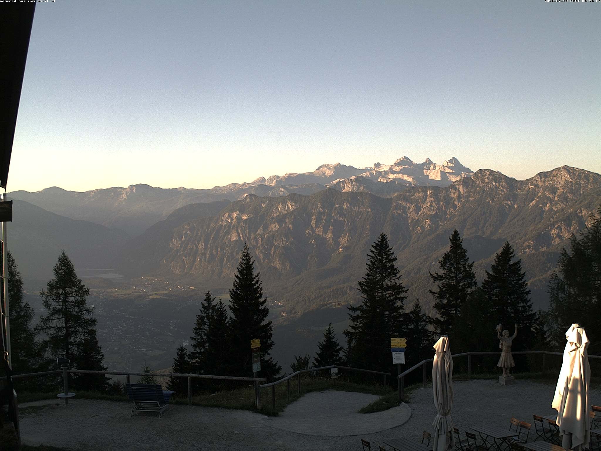 Archiv Foto Webcam Bergstation Katrin (Bad Ischl/Oberösterreich)