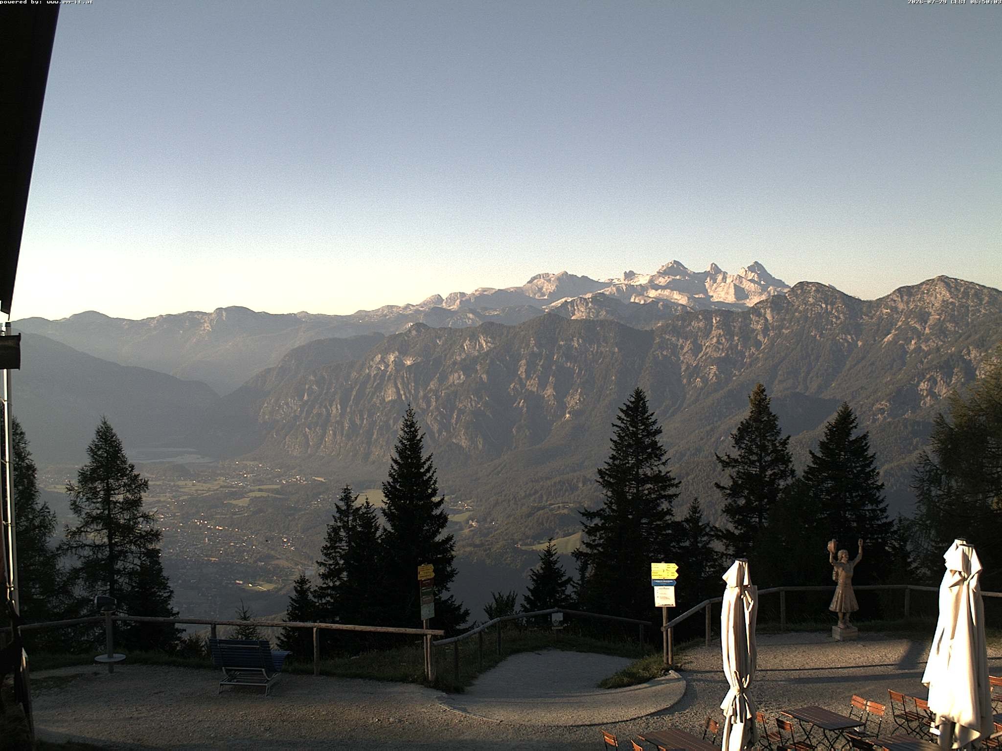 Archiv Foto Webcam Bergstation Katrin (Bad Ischl/Oberösterreich)