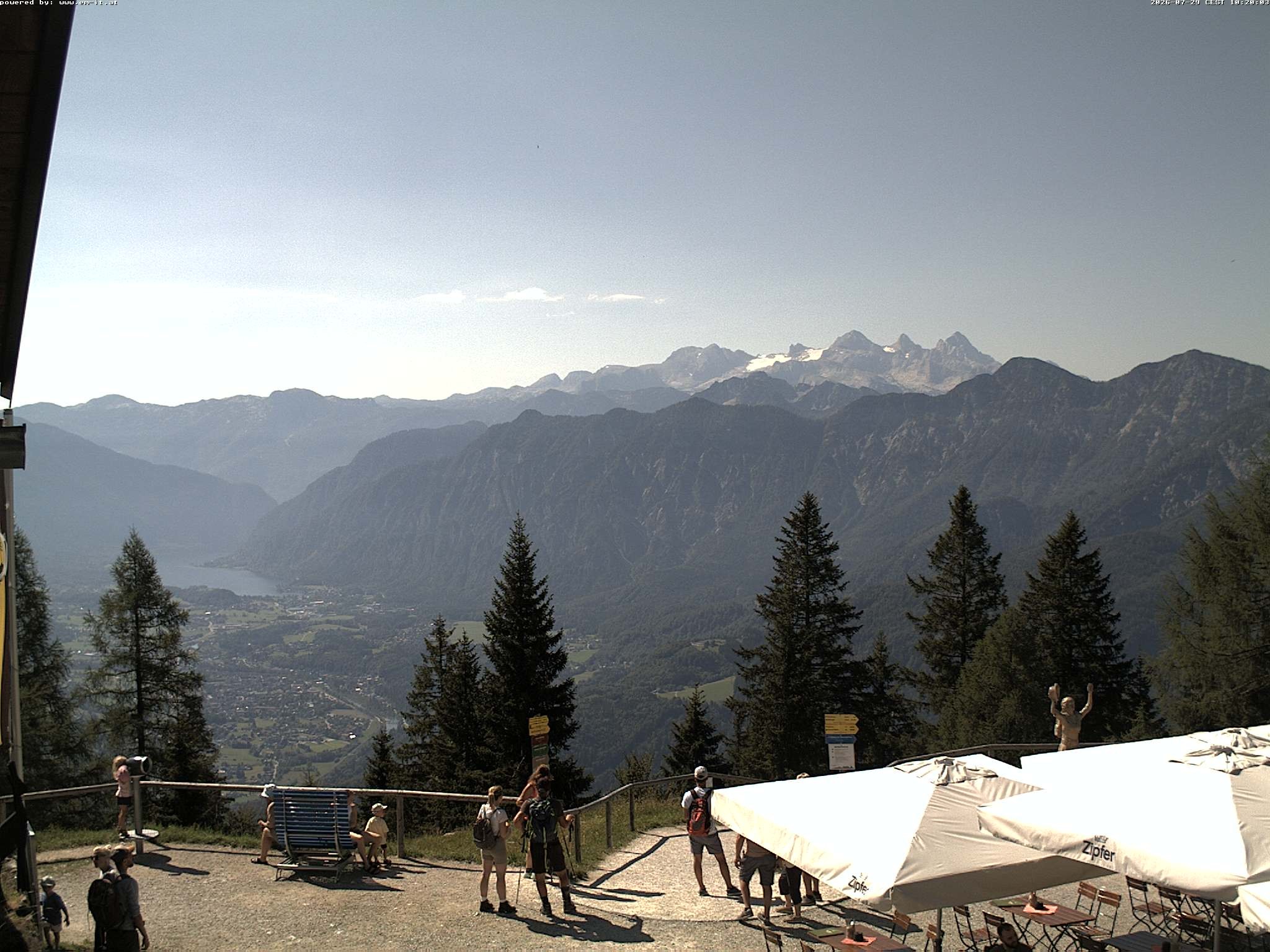 Archiv Foto Webcam Bergstation Katrin (Bad Ischl/Oberösterreich)