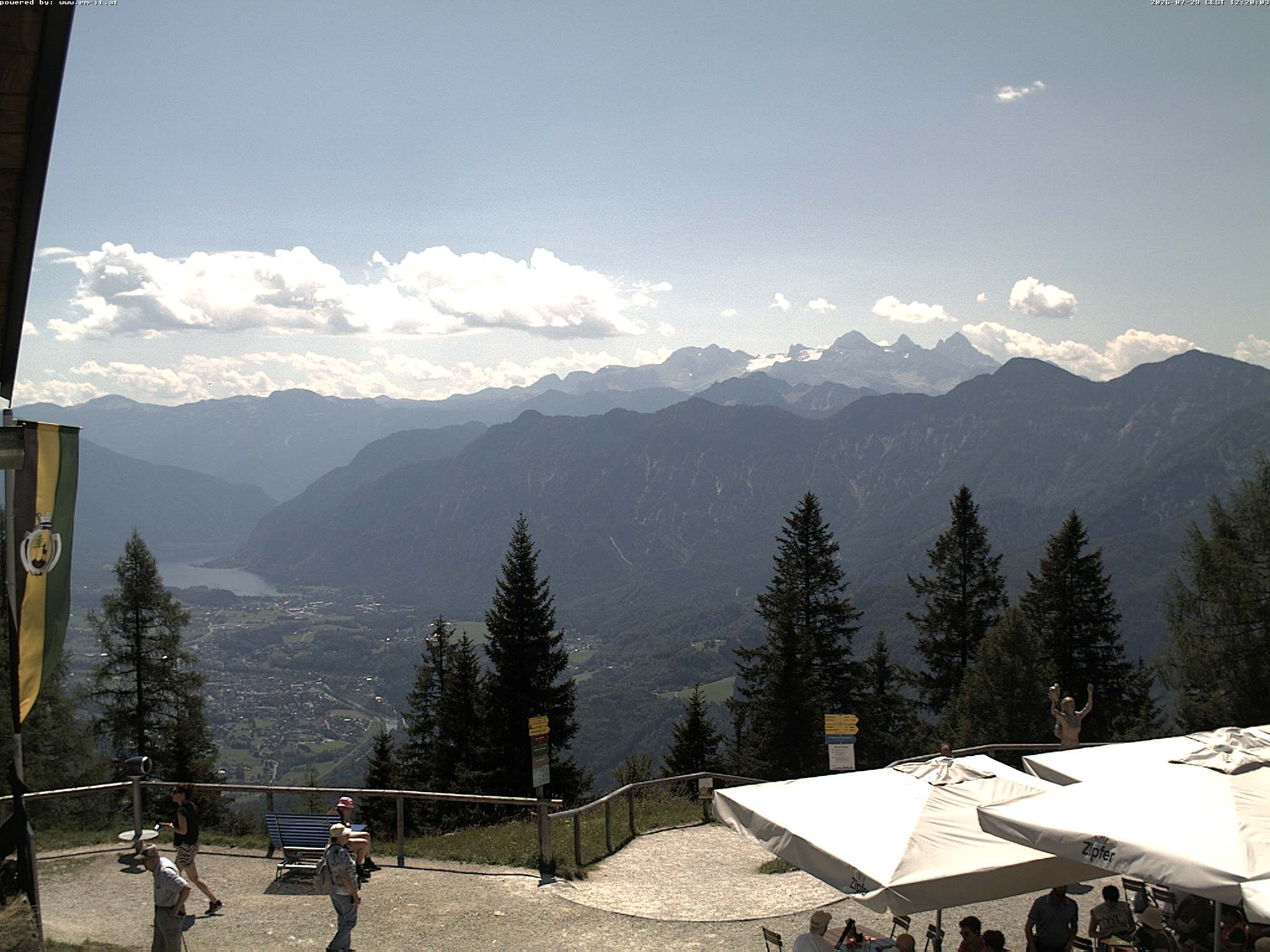 Archiv Foto Webcam Bergstation Katrin (Bad Ischl/Oberösterreich)