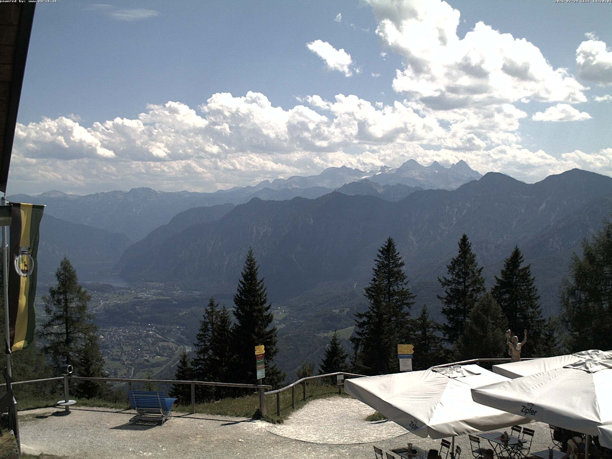 Archiv Foto Webcam Bergstation Katrin (Bad Ischl/Oberösterreich)