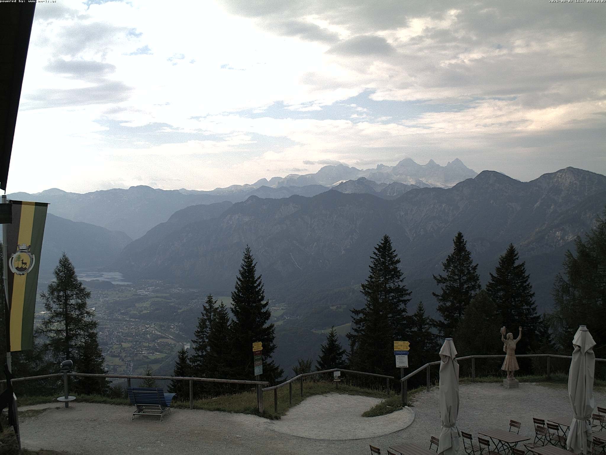 Archiv Foto Webcam Bergstation Katrin (Bad Ischl/Oberösterreich)