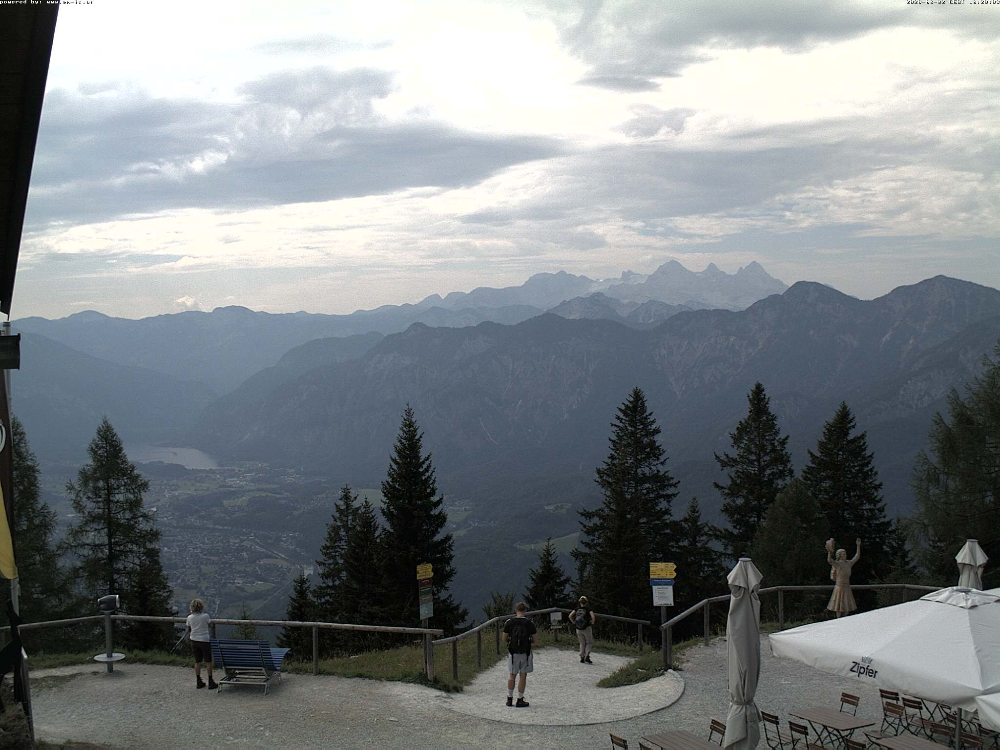 Archiv Foto Webcam Bergstation Katrin (Bad Ischl/Oberösterreich)