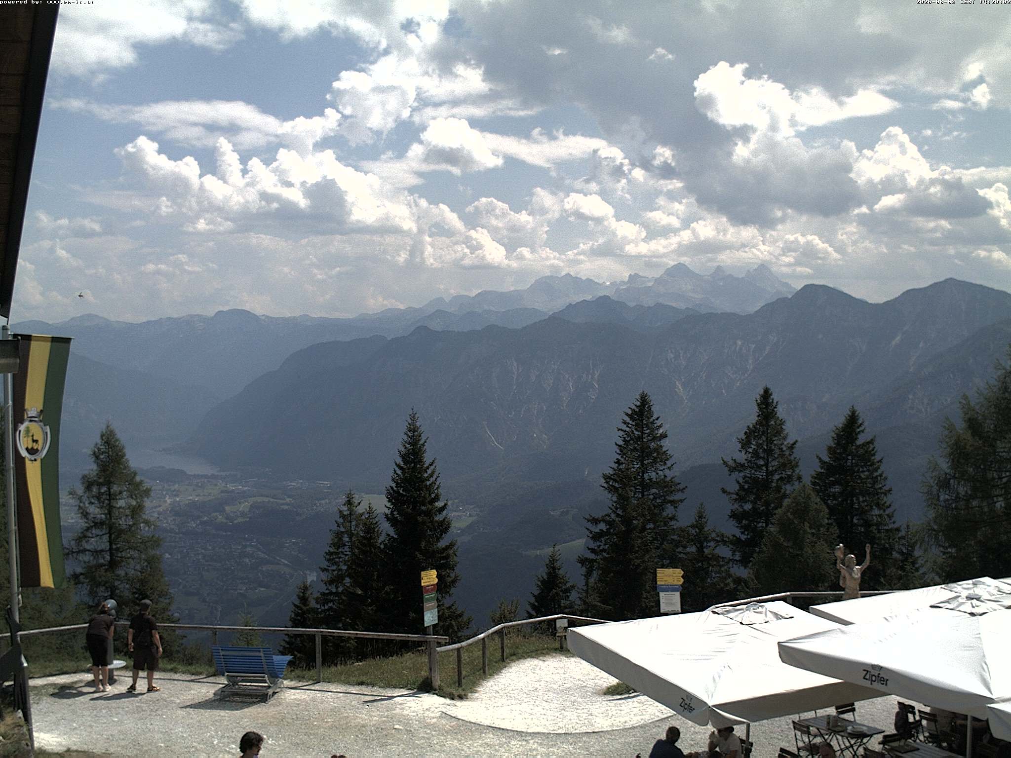 Archiv Foto Webcam Bergstation Katrin (Bad Ischl/Oberösterreich)