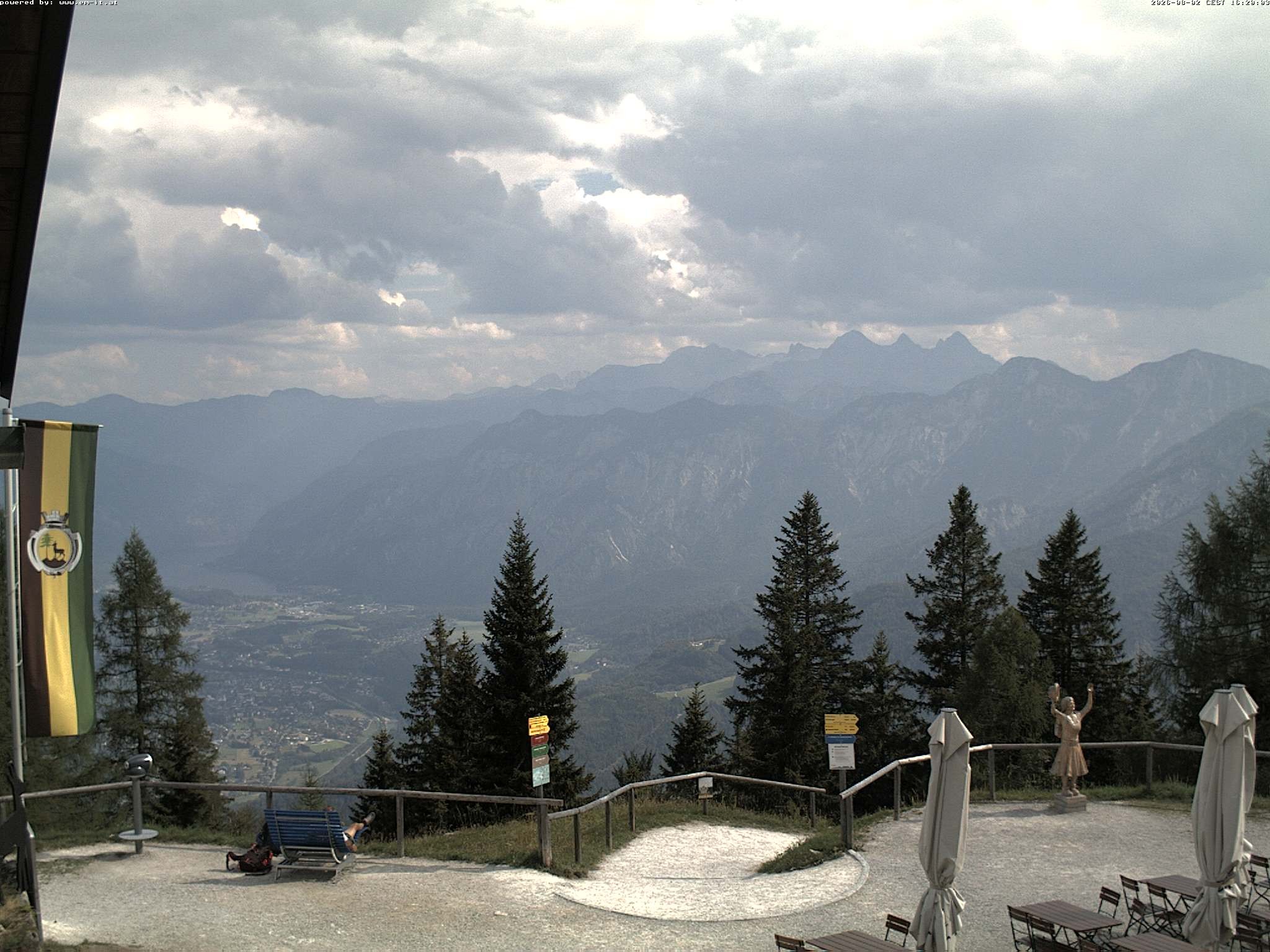 Archiv Foto Webcam Bergstation Katrin (Bad Ischl/Oberösterreich)