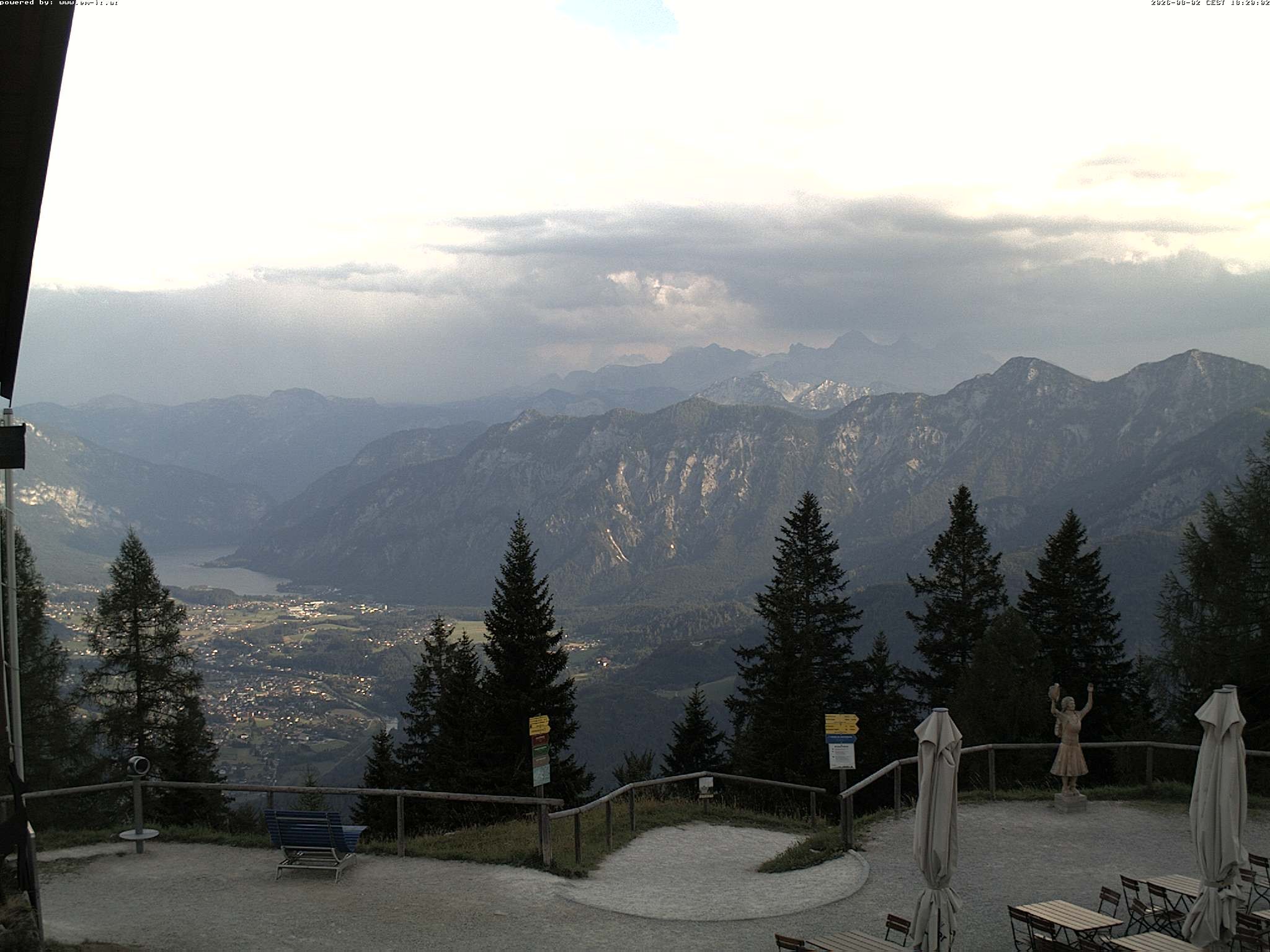 Archiv Foto Webcam Bergstation Katrin (Bad Ischl/Oberösterreich)