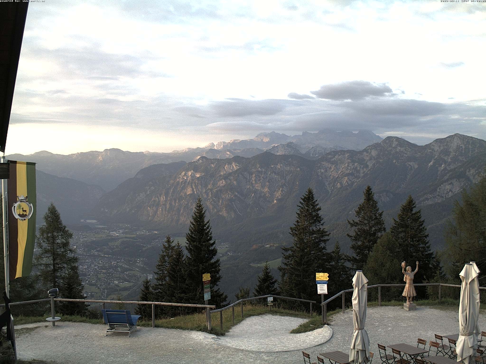 Archiv Foto Webcam Bergstation Katrin (Bad Ischl/Oberösterreich)